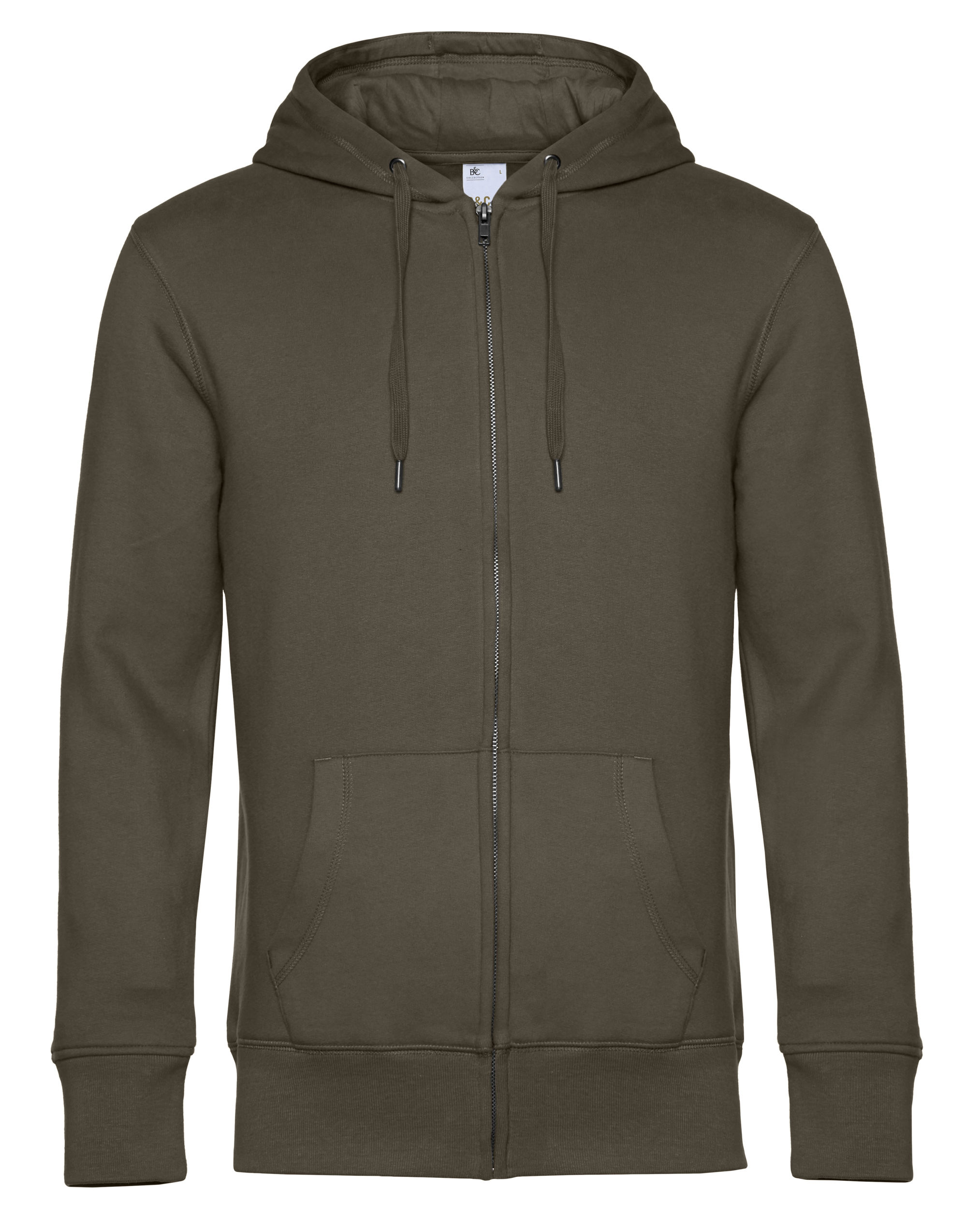 WU03K KING Zipped Hood Khaki WU03K KING Zipped Hood Khaki