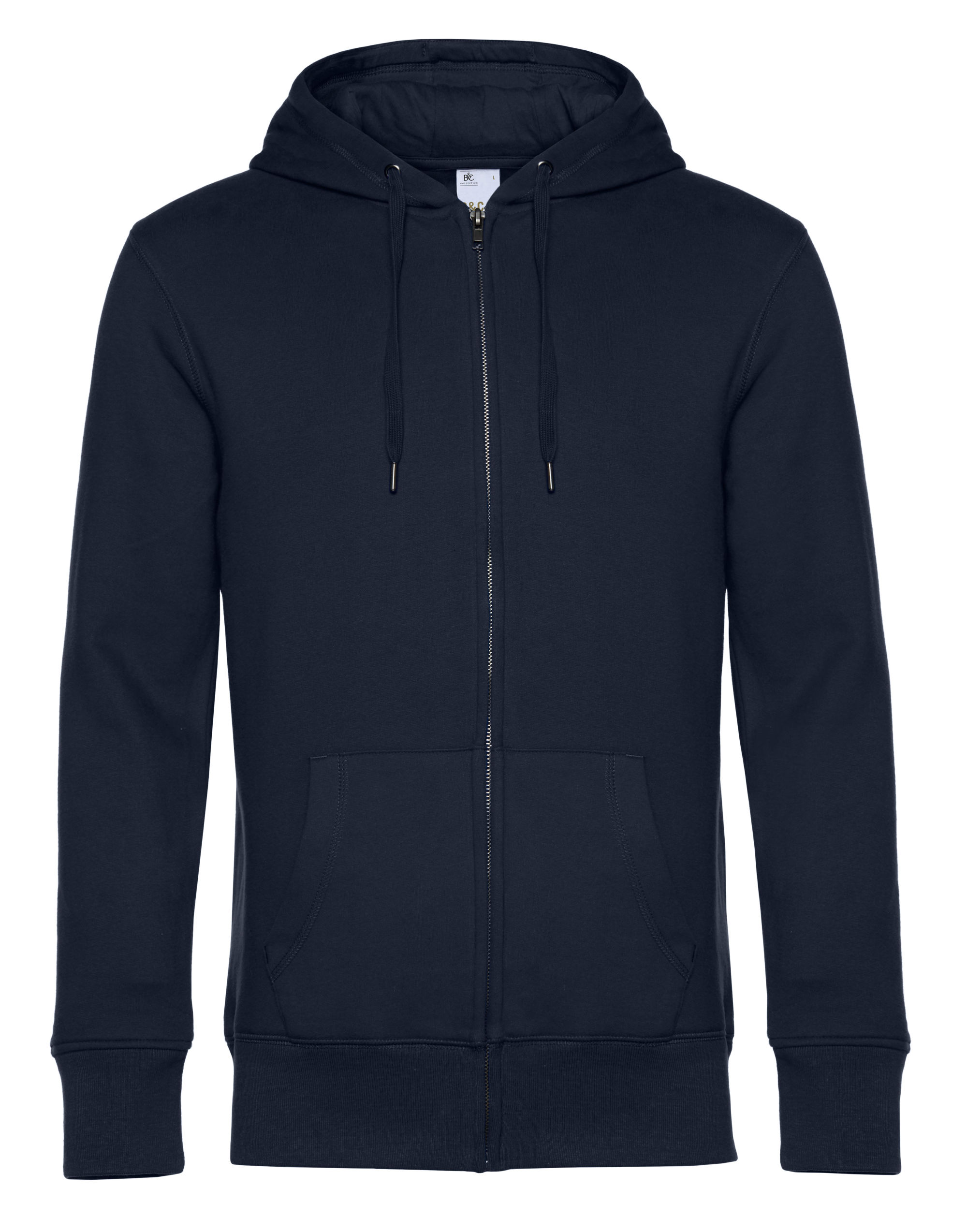 WU03K KING Zipped Hood Navy Blue WU03K KING Zipped Hood Navy Blue