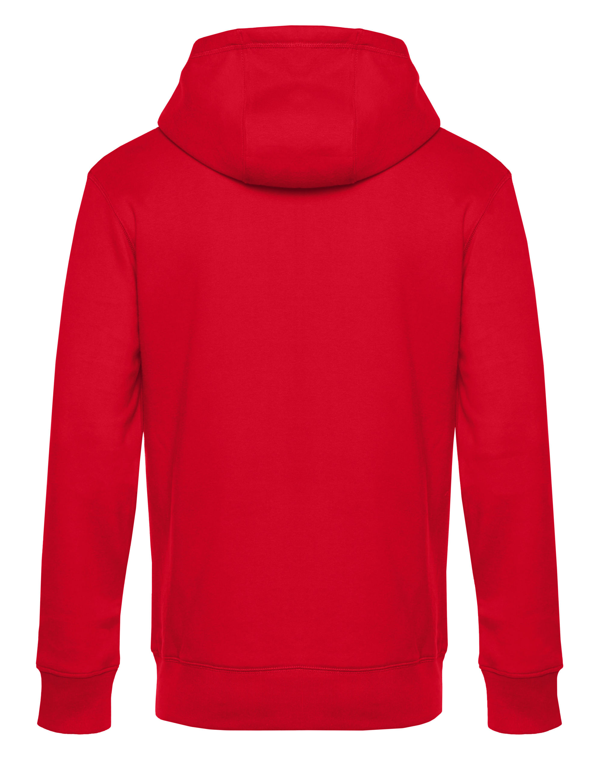 WU03K KING Zipped Hood Red
