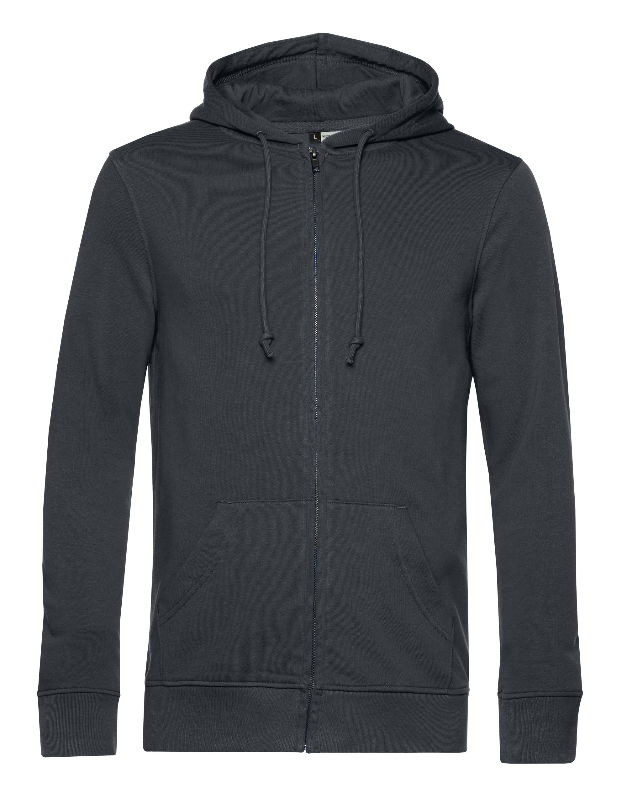 WU35B Inspire Zipped Hood Asphalt