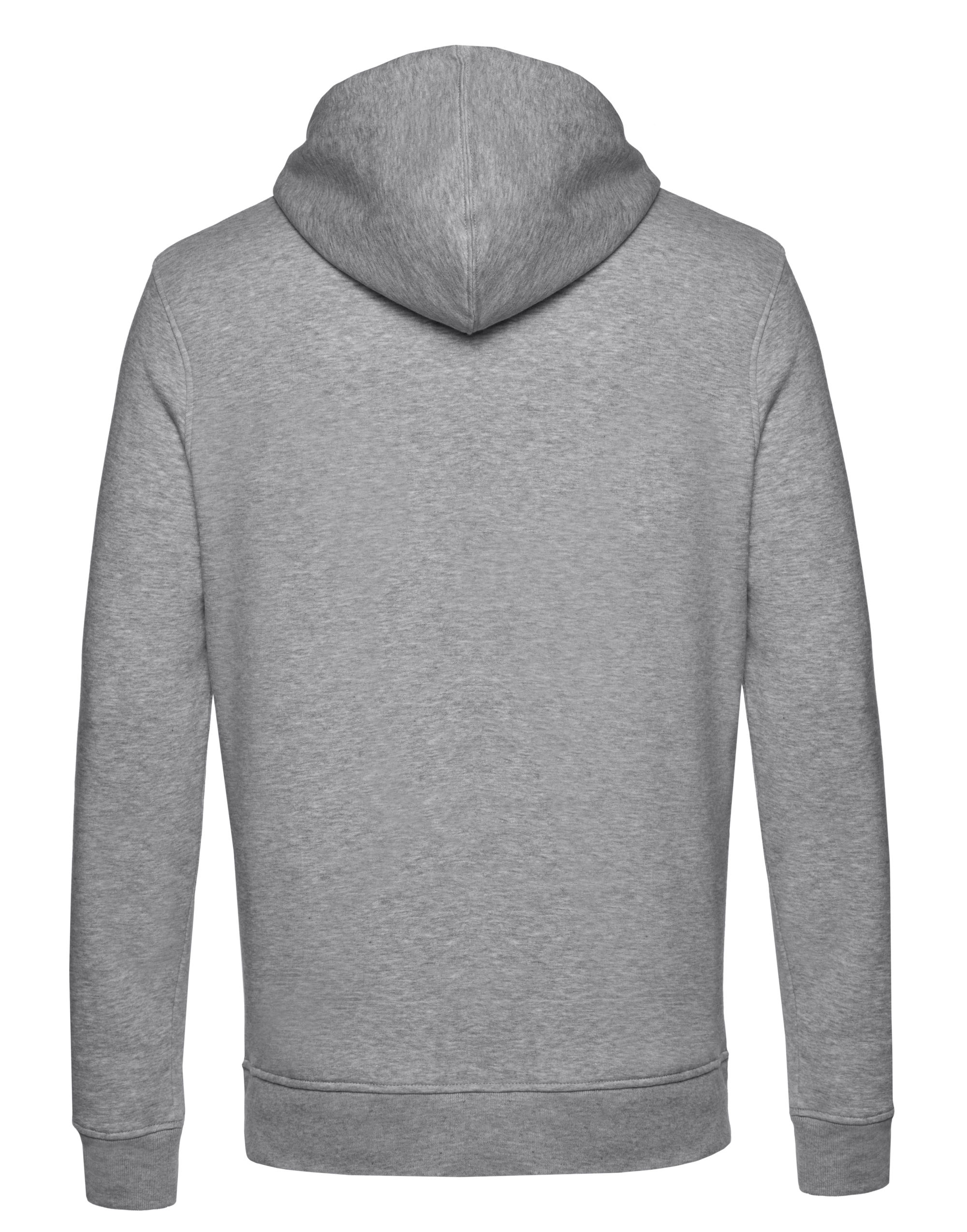 WU35B Inspire Zipped Hood Heather Grey