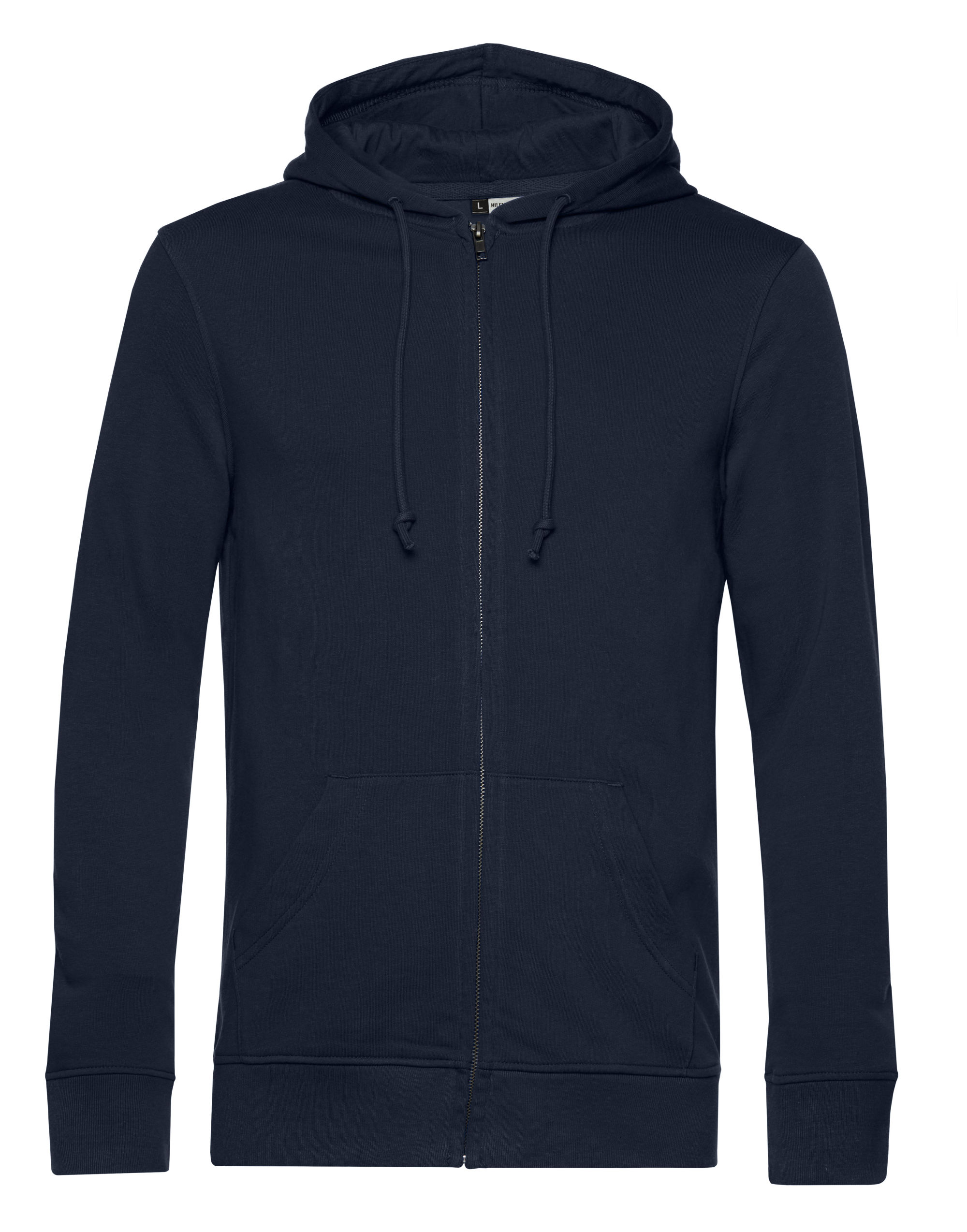 WU35B Navy Blue Inspire Zipped Hood_°