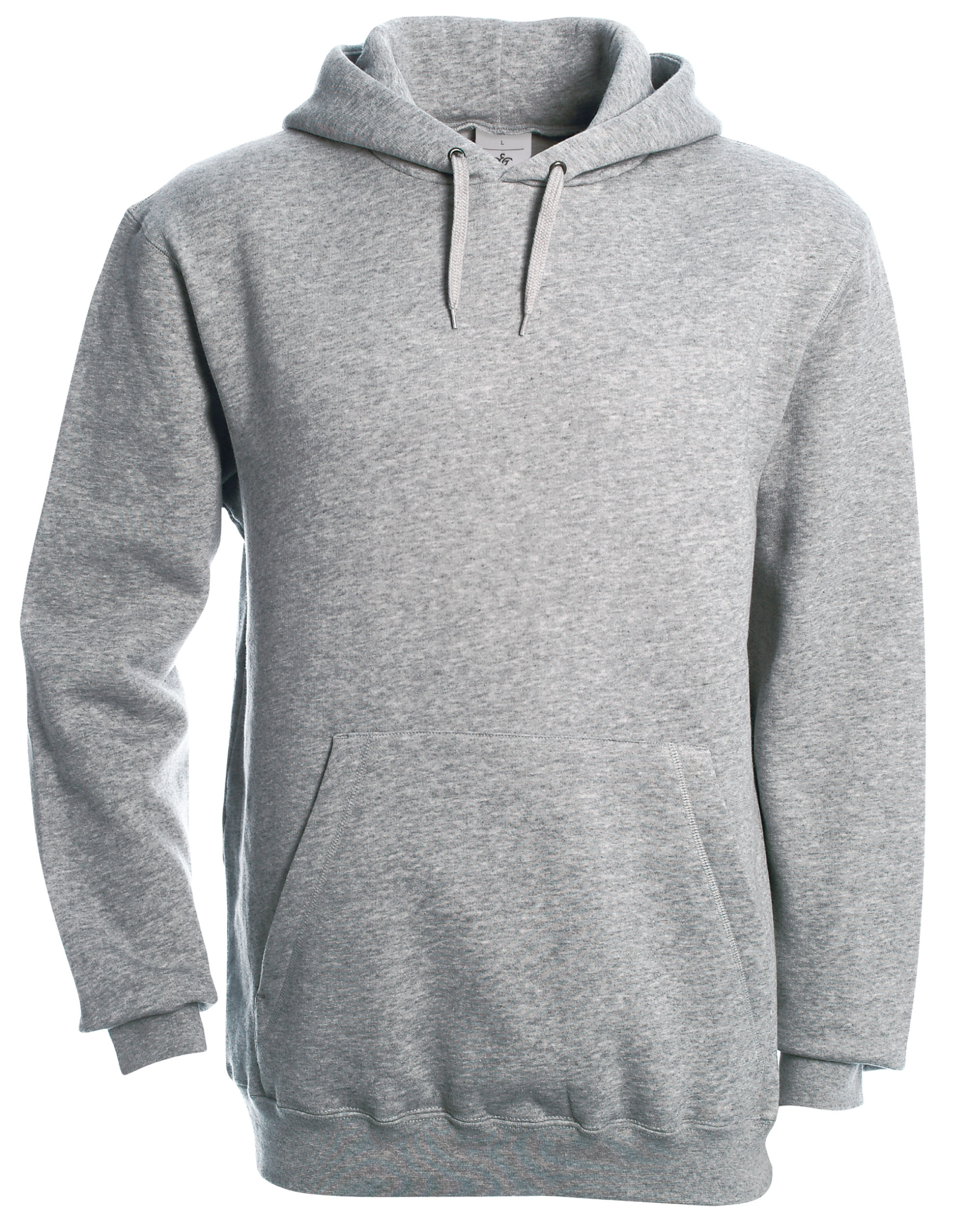 WU620 Hooded Sweatshirt Heather Grey WU620 Hooded Sweatshirt Heather Grey