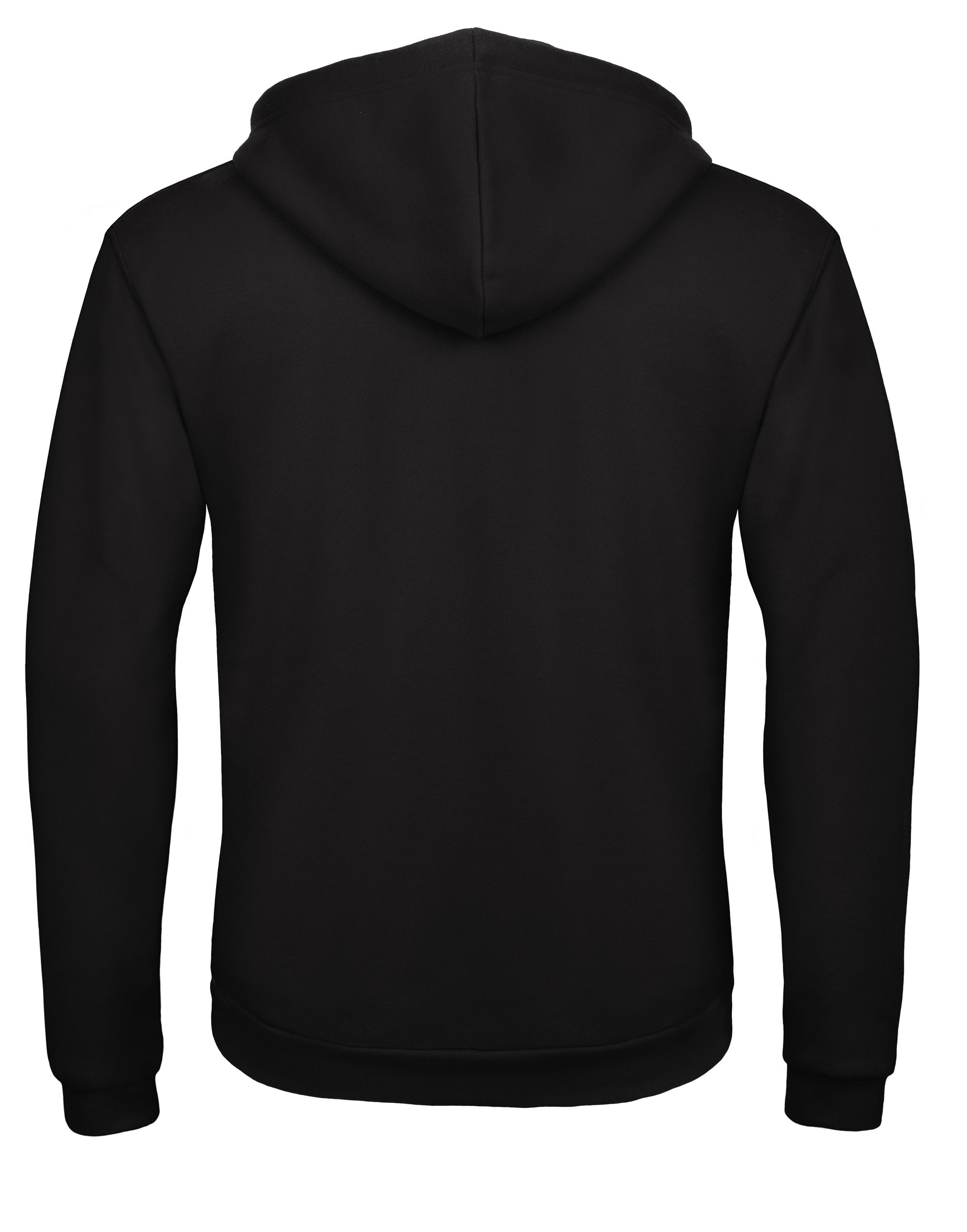 WUI25 Unisex ID.205 50/50 Hooded Full Zip Sweat Black