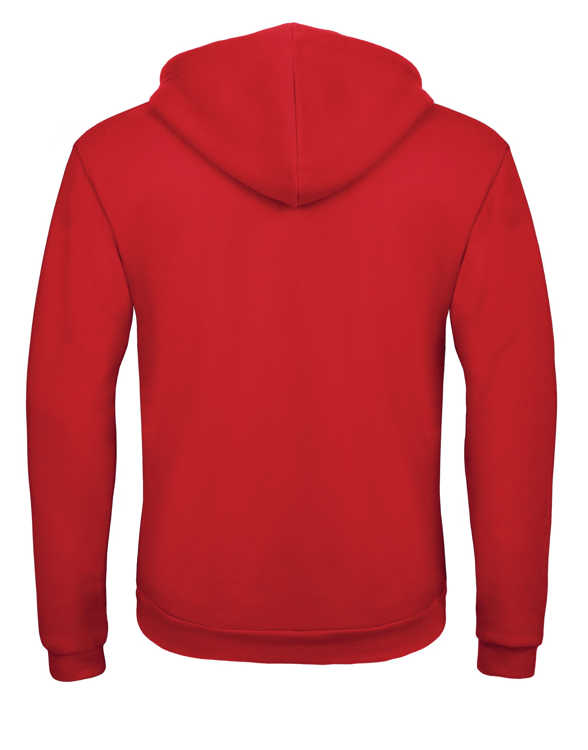 WUI25 Red Unisex ID.205 50/50 Hooded Full Zip Sweat