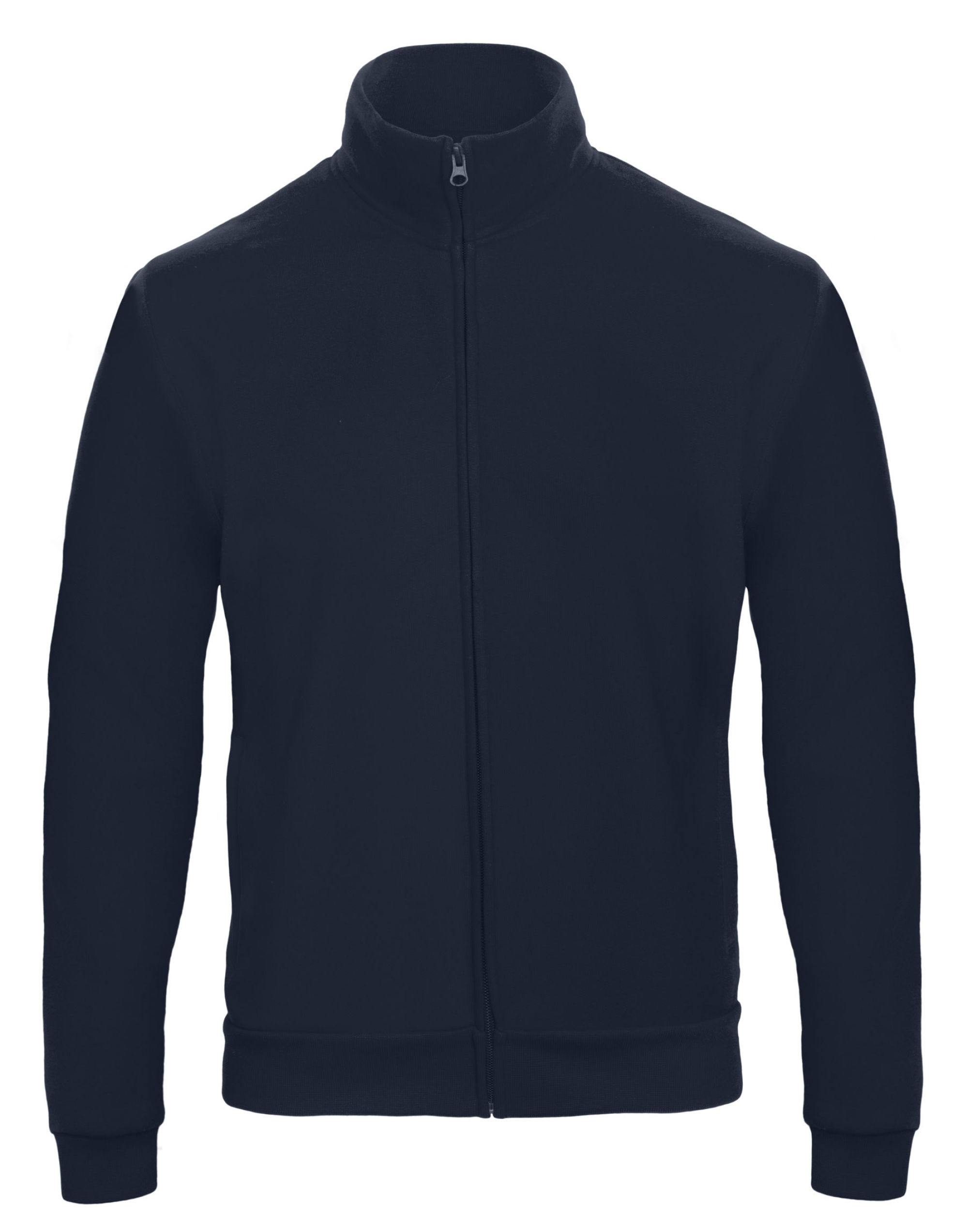 WUI26 Unisex ID.206 50/50 Full Zip Sweat Jacket Navy
