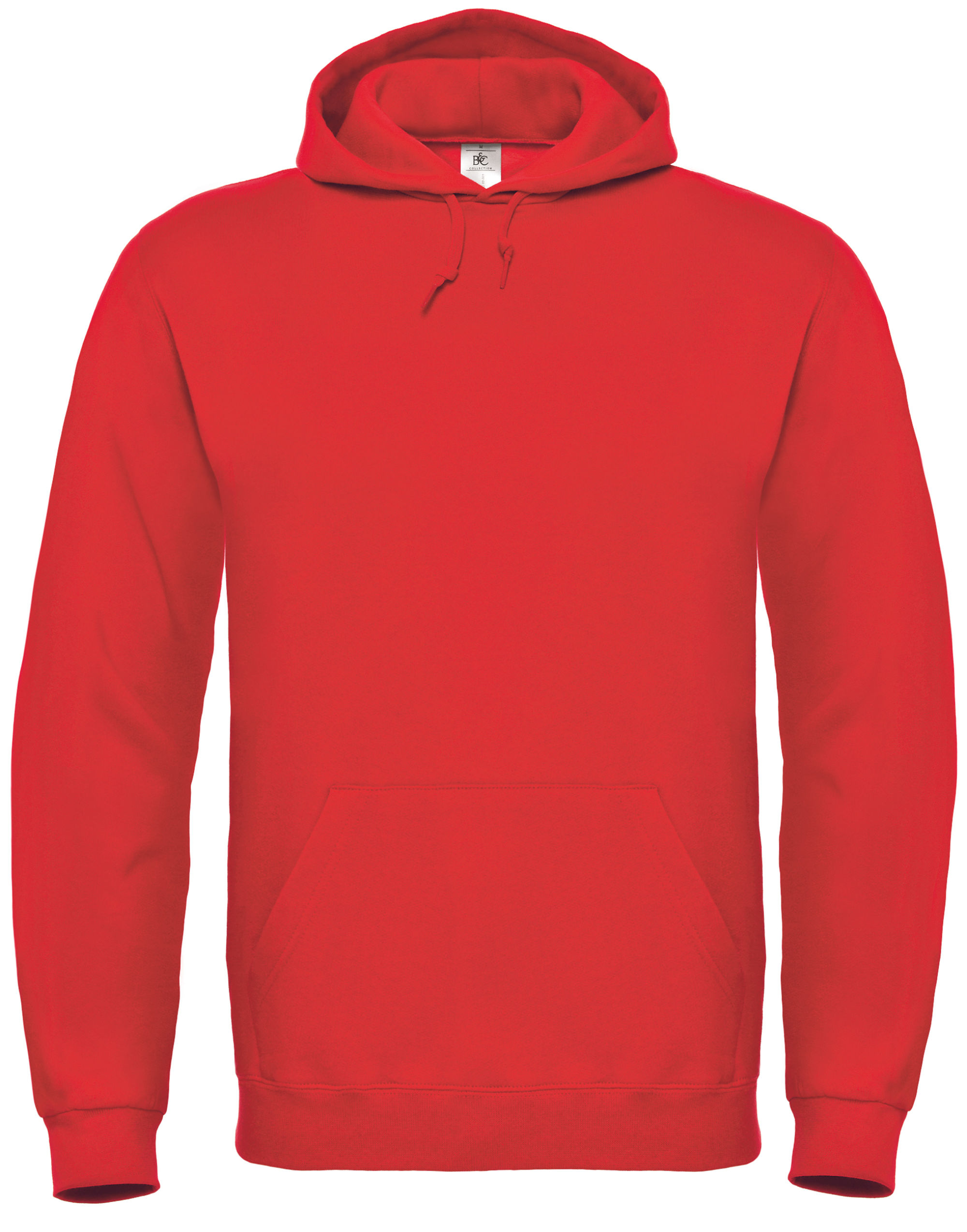 WUI21 ID.003 Cotton Rich Hooded Sweatshirt Red