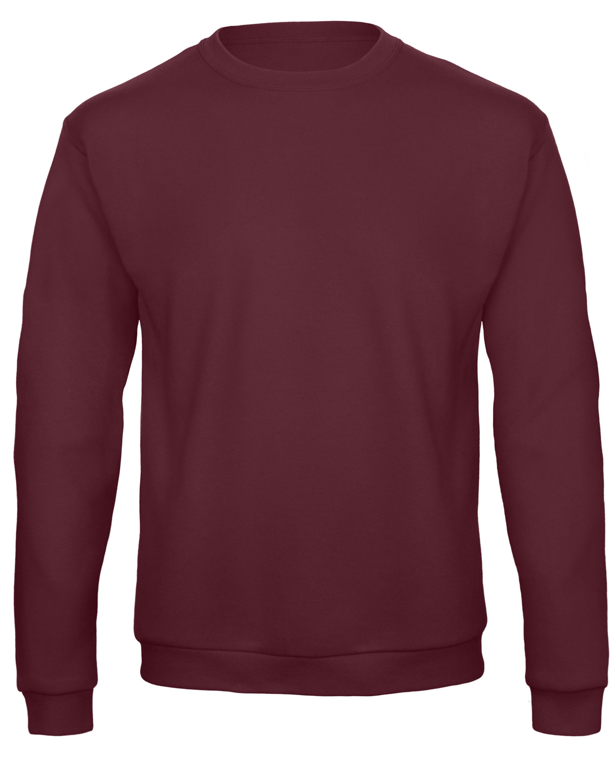 WUI23 Unisex ID.202 50/50 Sweatshirt Burgundy WUI23 Unisex ID.202 50/50 Sweatshirt Burgundy