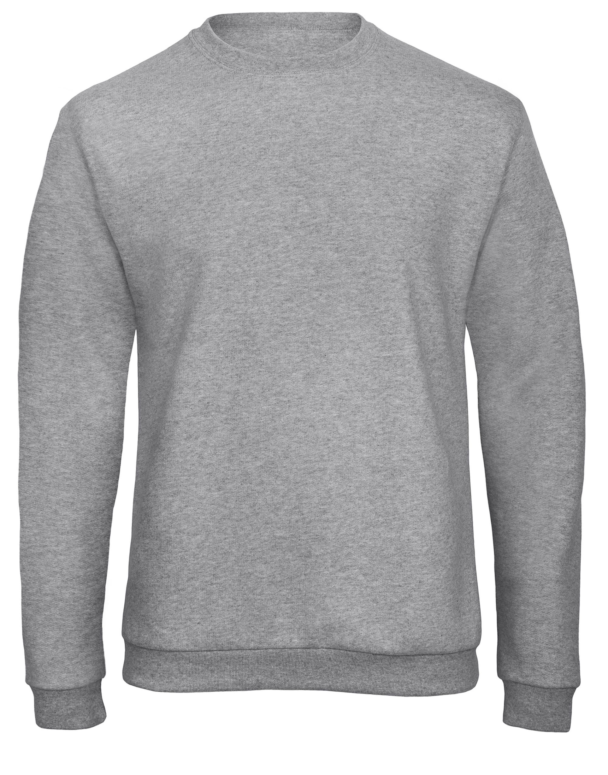 WUI23 Unisex ID.202 50/50 Sweatshirt Heather Grey WUI23 Unisex ID.202 50/50 Sweatshirt Heather Grey