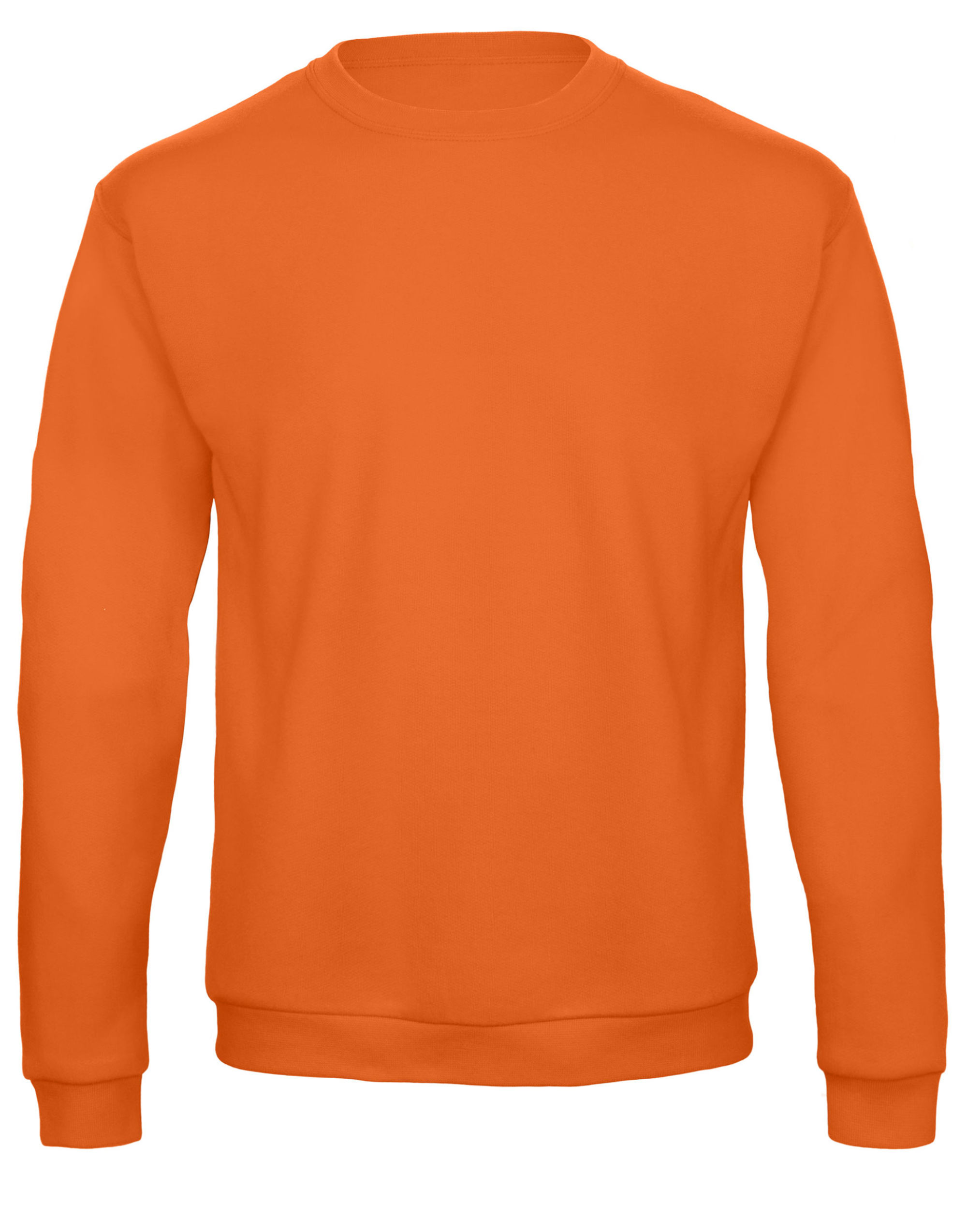 WUI23 Unisex ID.202 50/50 Sweatshirt Pumpkin Orange WUI23 Unisex ID.202 50/50 Sweatshirt Pumpkin Orange