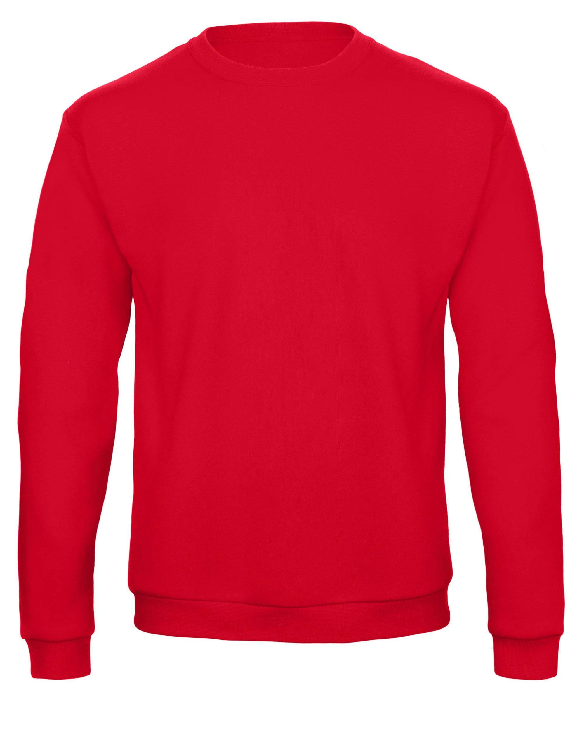 WUI23 Unisex ID.202 50/50 Sweatshirt Red WUI23 Unisex ID.202 50/50 Sweatshirt Red