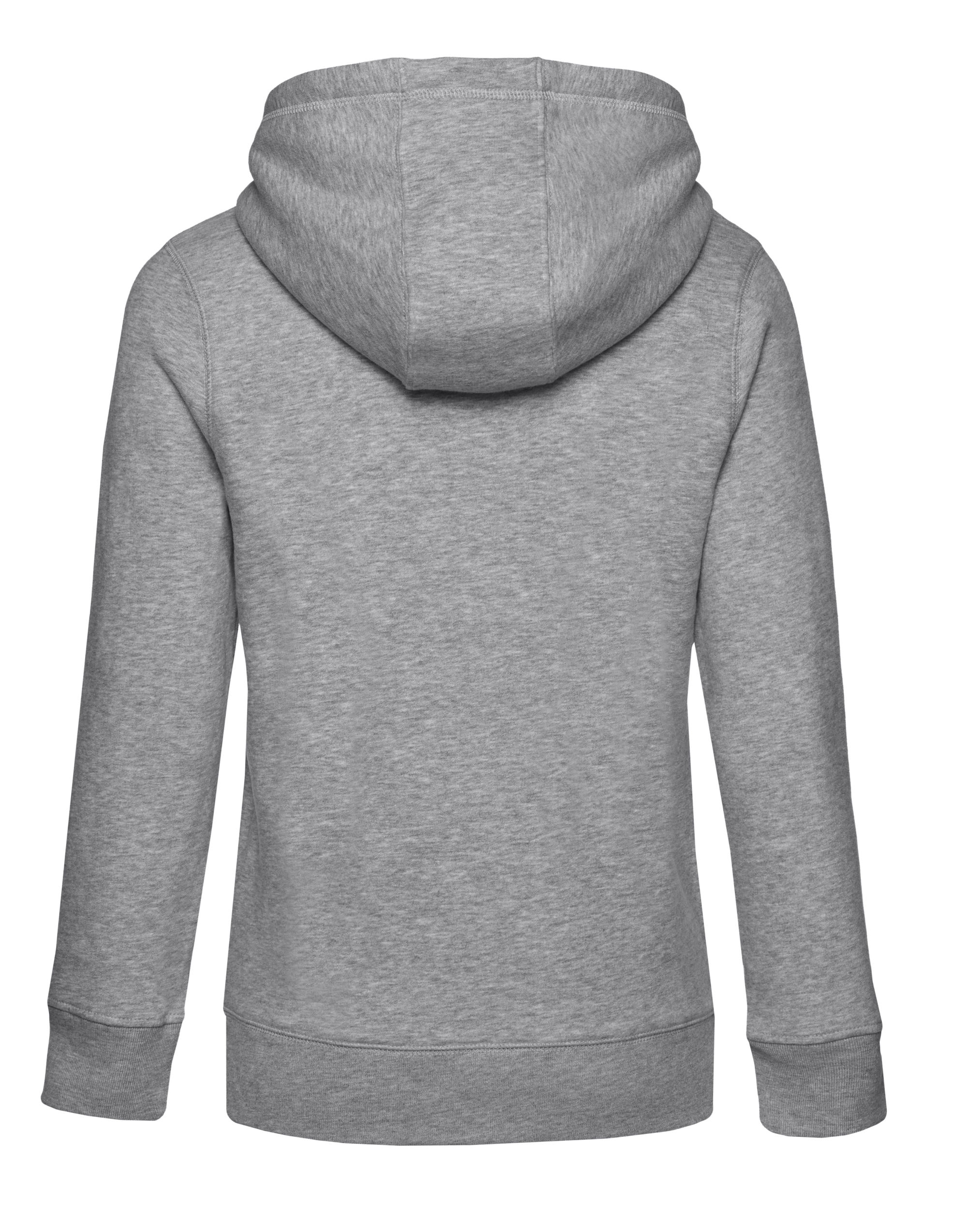 WW02Q QUEEN Hooded Heather Grey