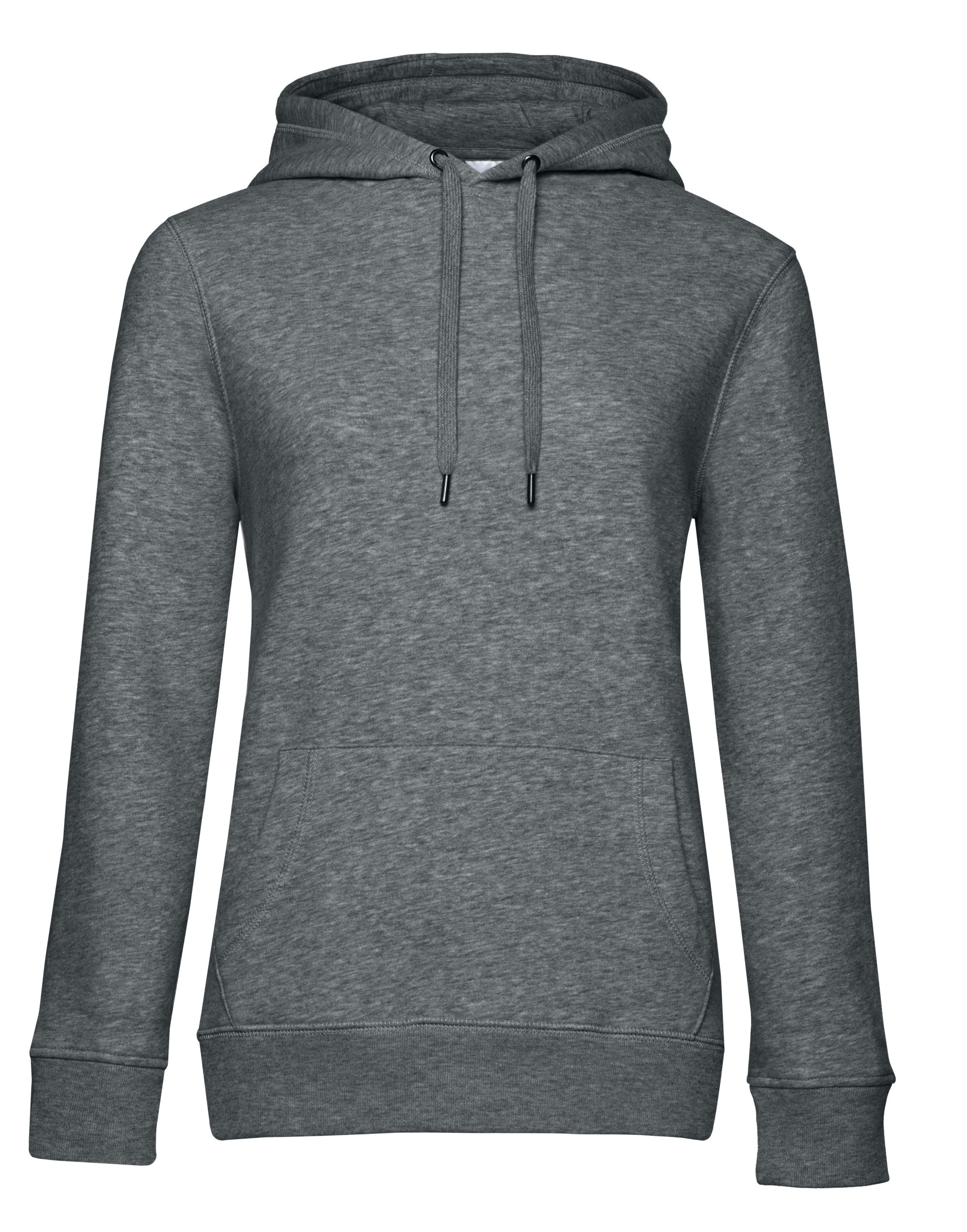 WW02Q QUEEN Hooded Heather Mid Grey WW02Q QUEEN Hooded Heather Mid Grey