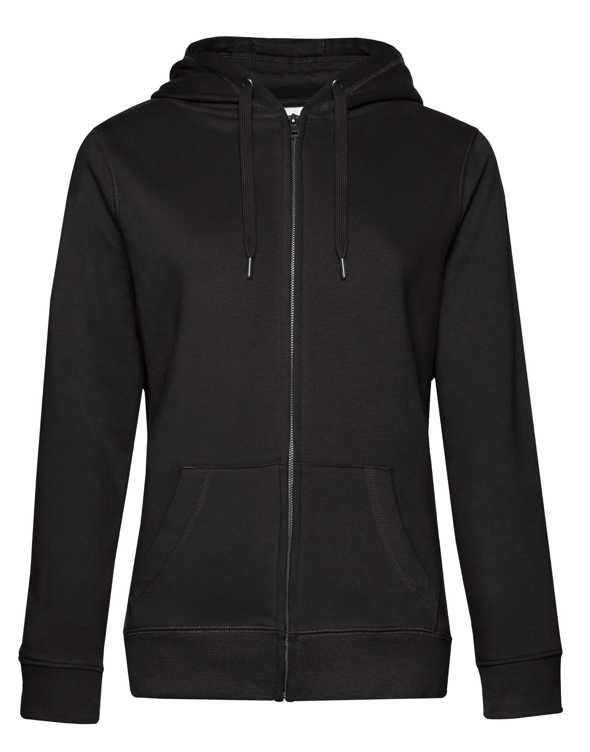 WW03Q QUEEN Zipped Hood Black Pure