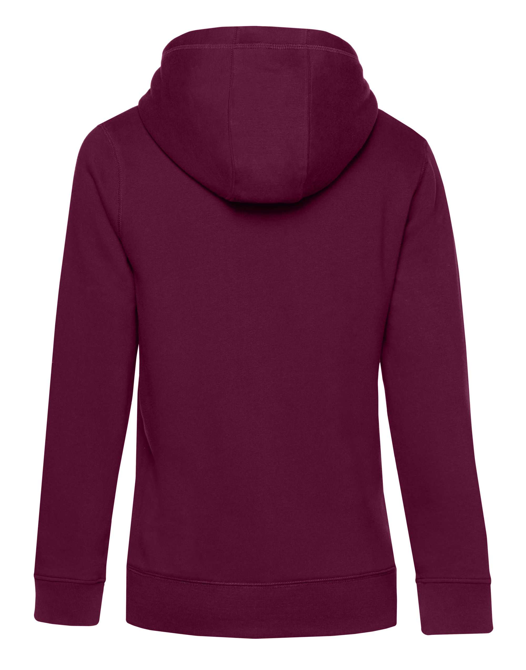 WW03Q QUEEN Zipped Hood Dark Cherry