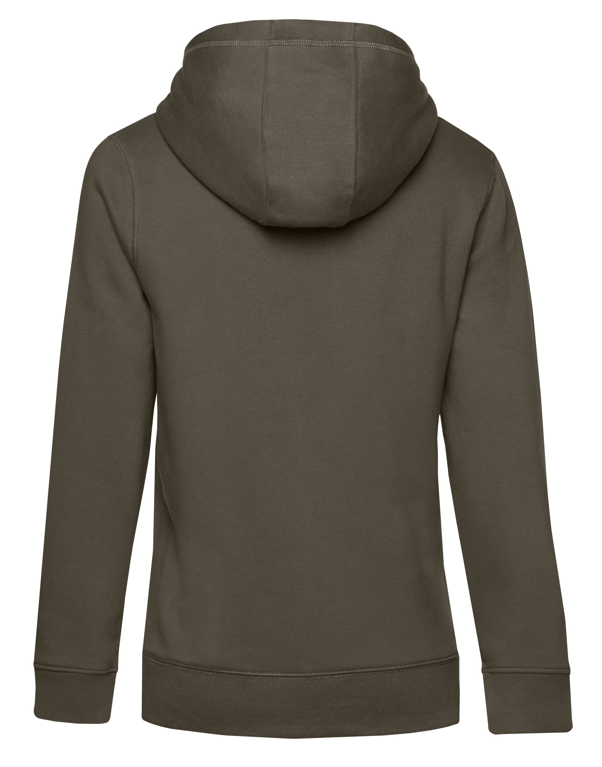 WW03Q Khaki QUEEN Zipped Hood_°