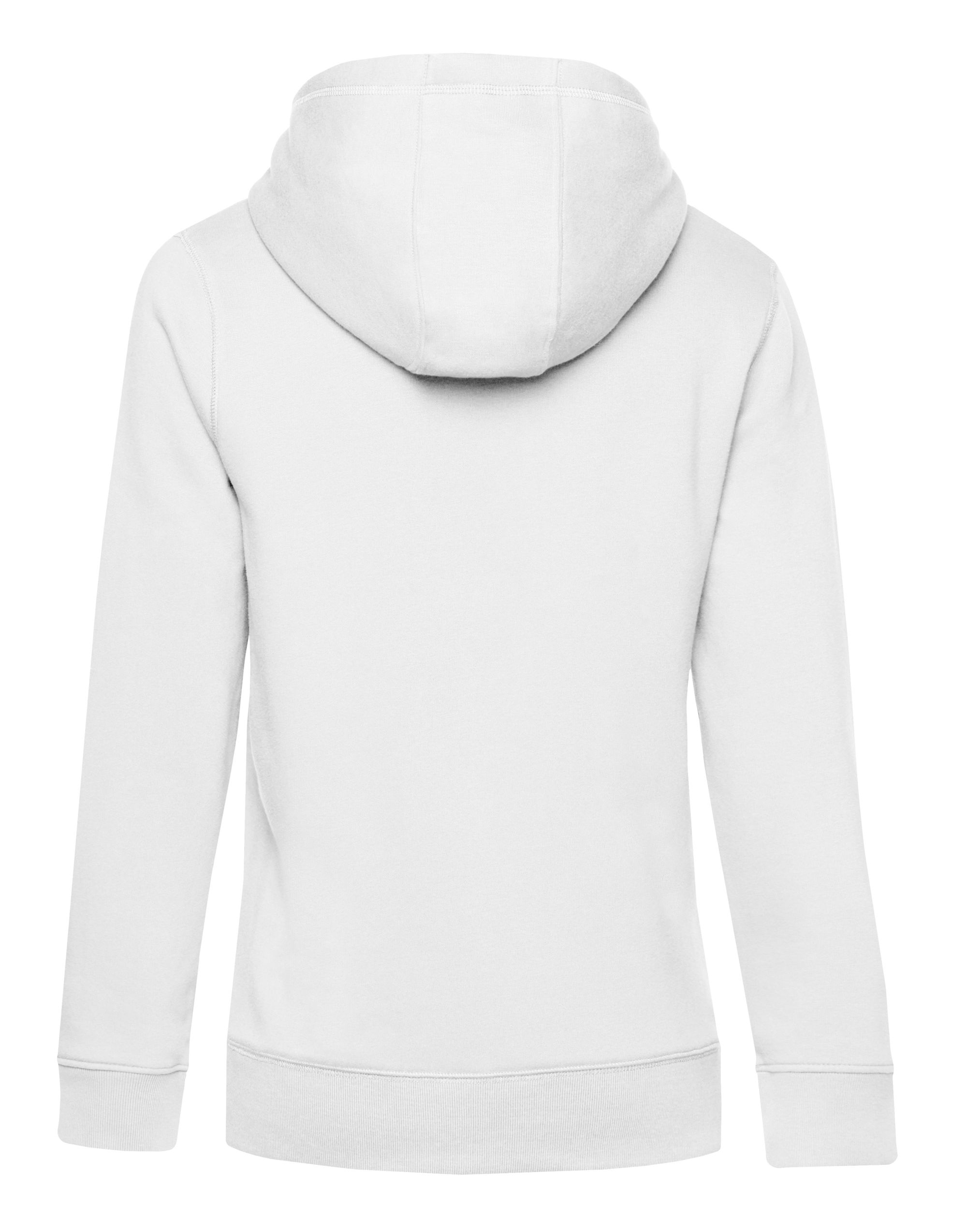 WW03Q White QUEEN Zipped Hood_°
