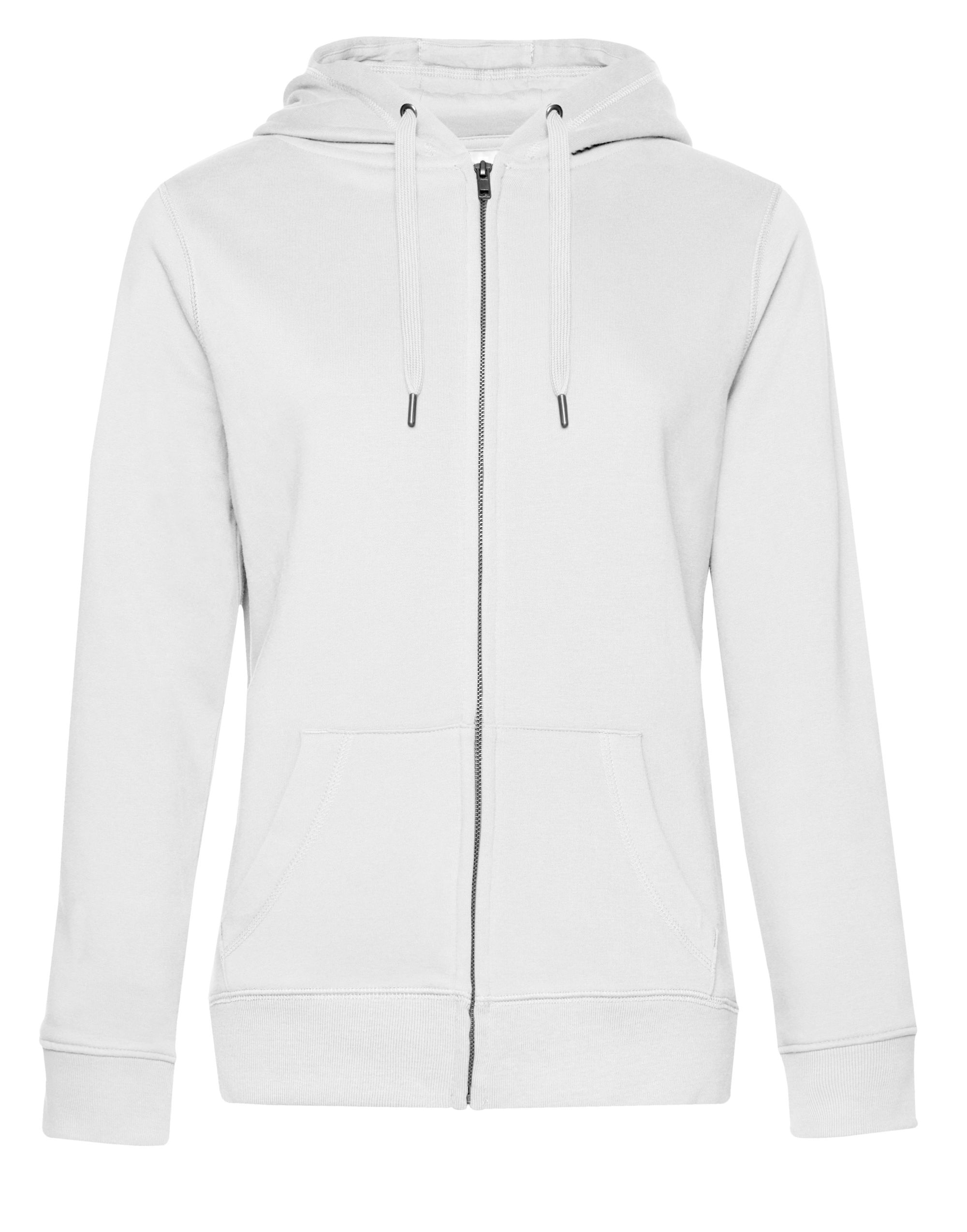 WW03Q QUEEN Zipped Hood White