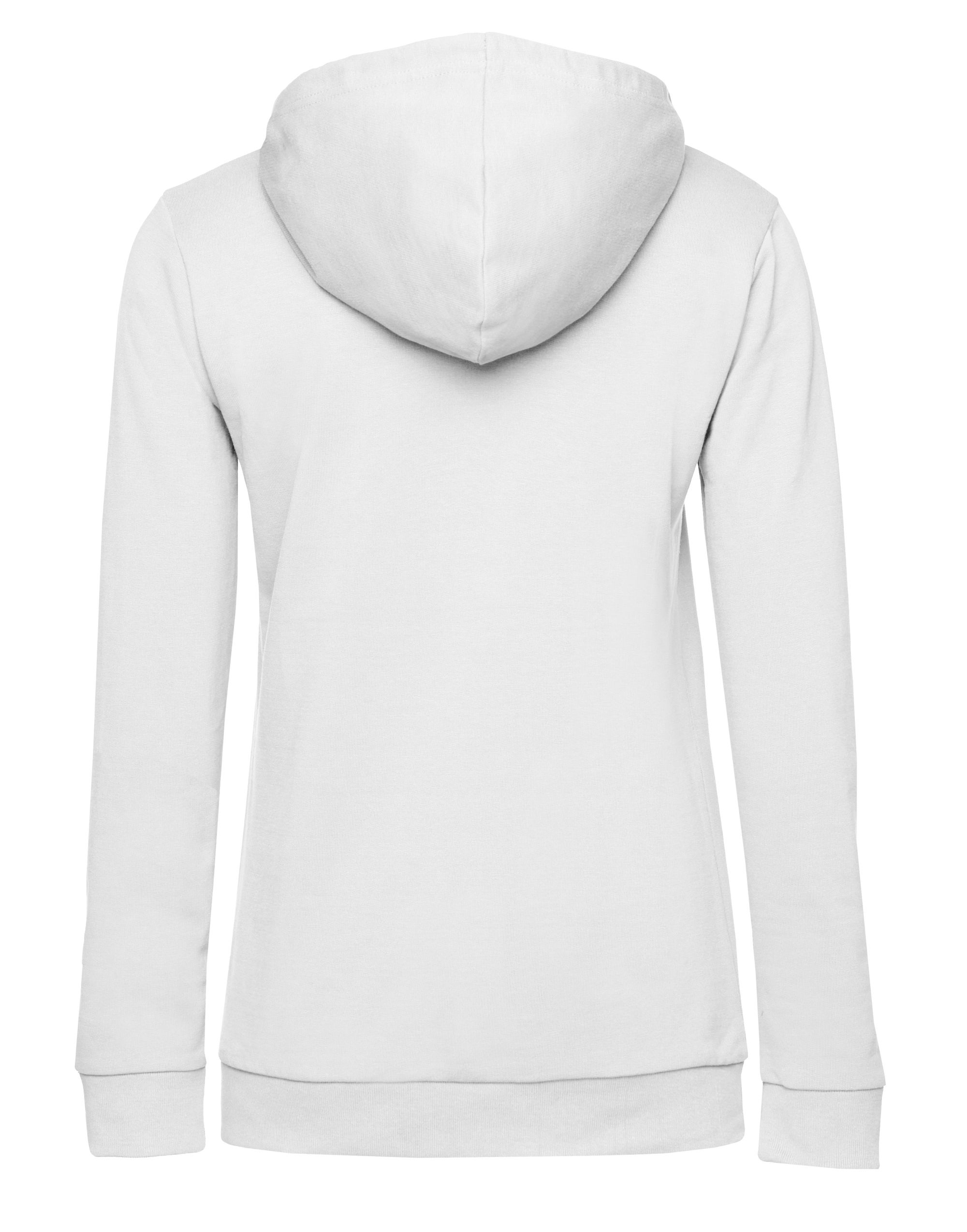WW04W Women’s #Hooded Sweat White
