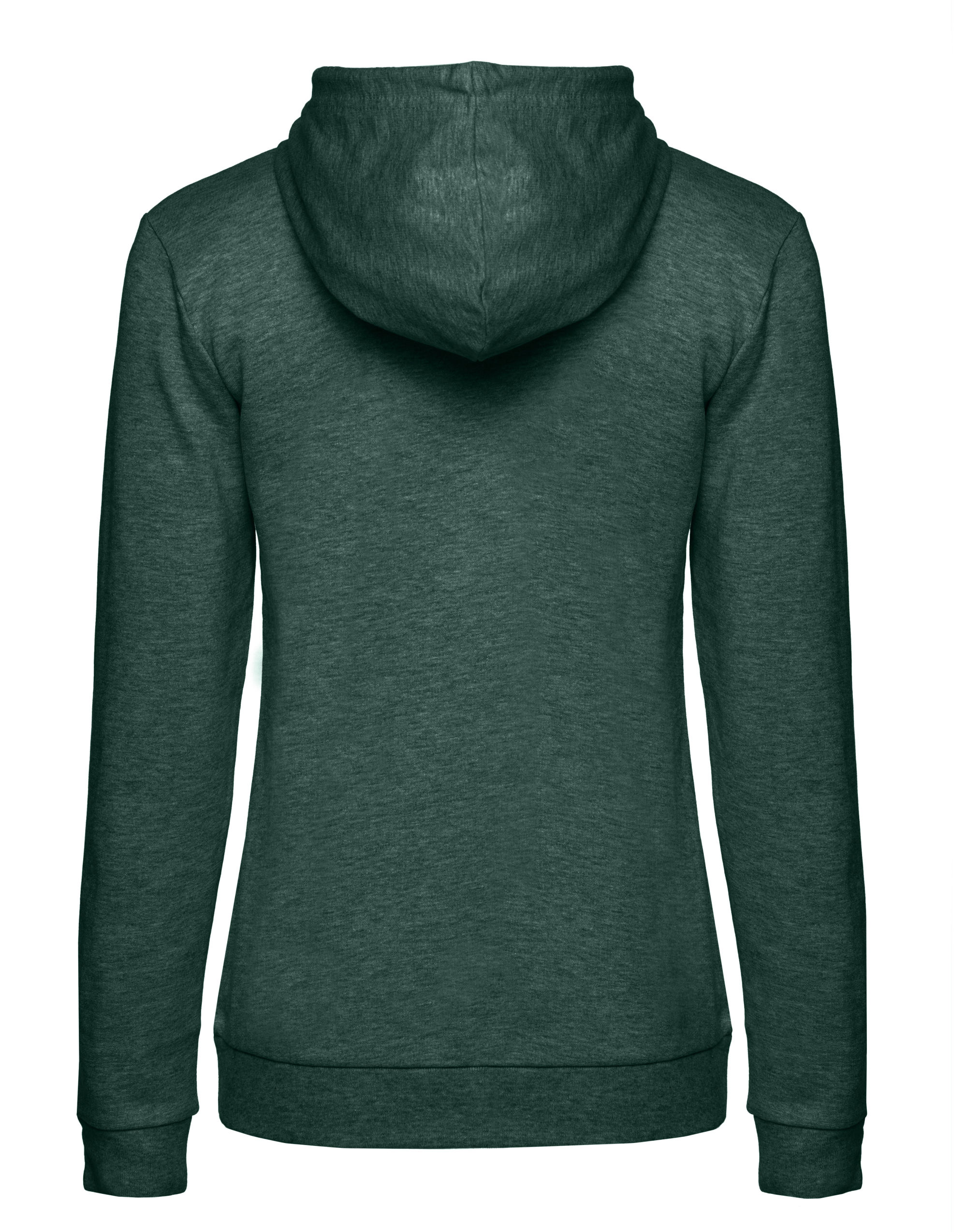 WW04W Women’s #Hooded Sweat Heather Dark Green