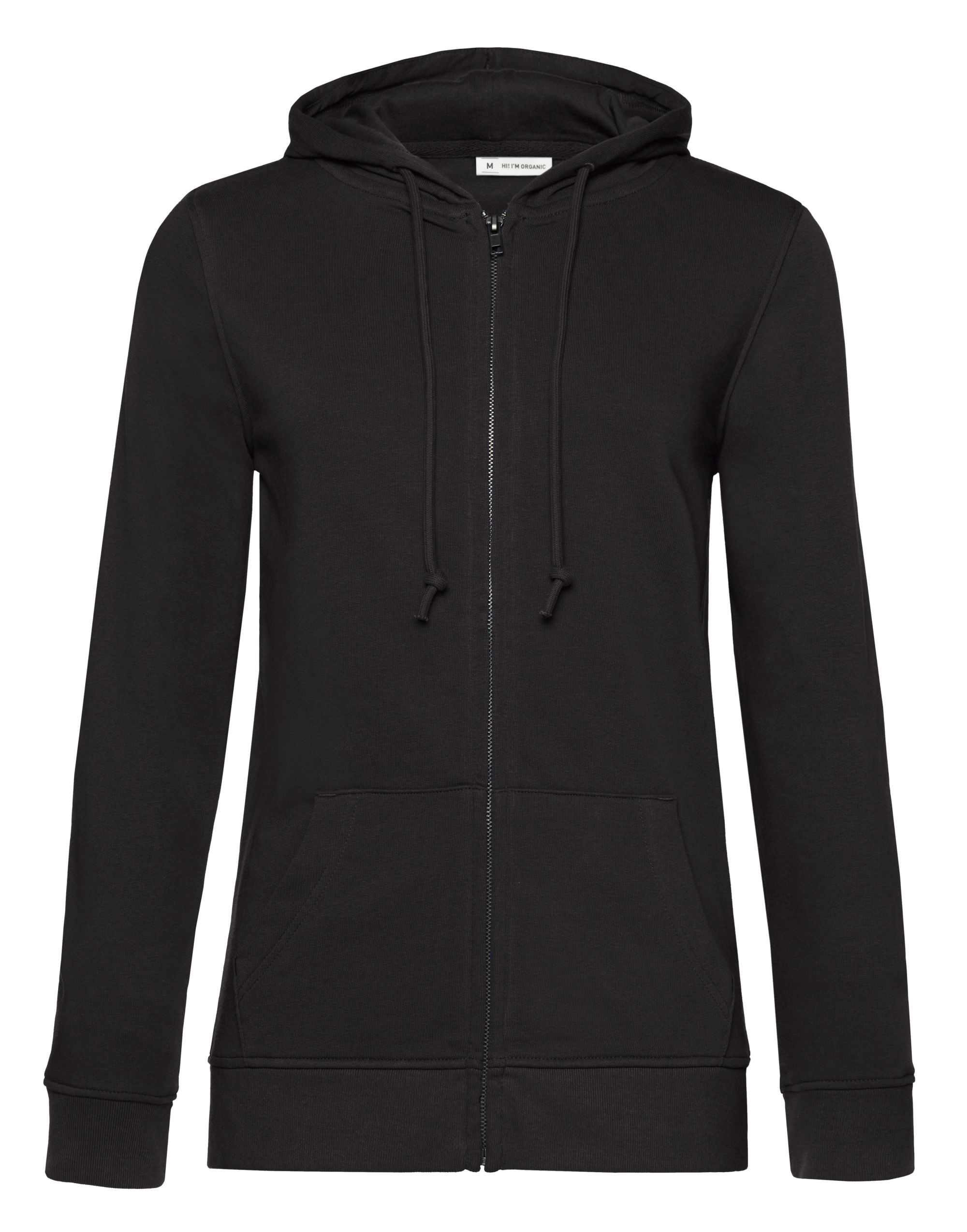 WW36B Inspire Zipped Hood/ Women Black Pure