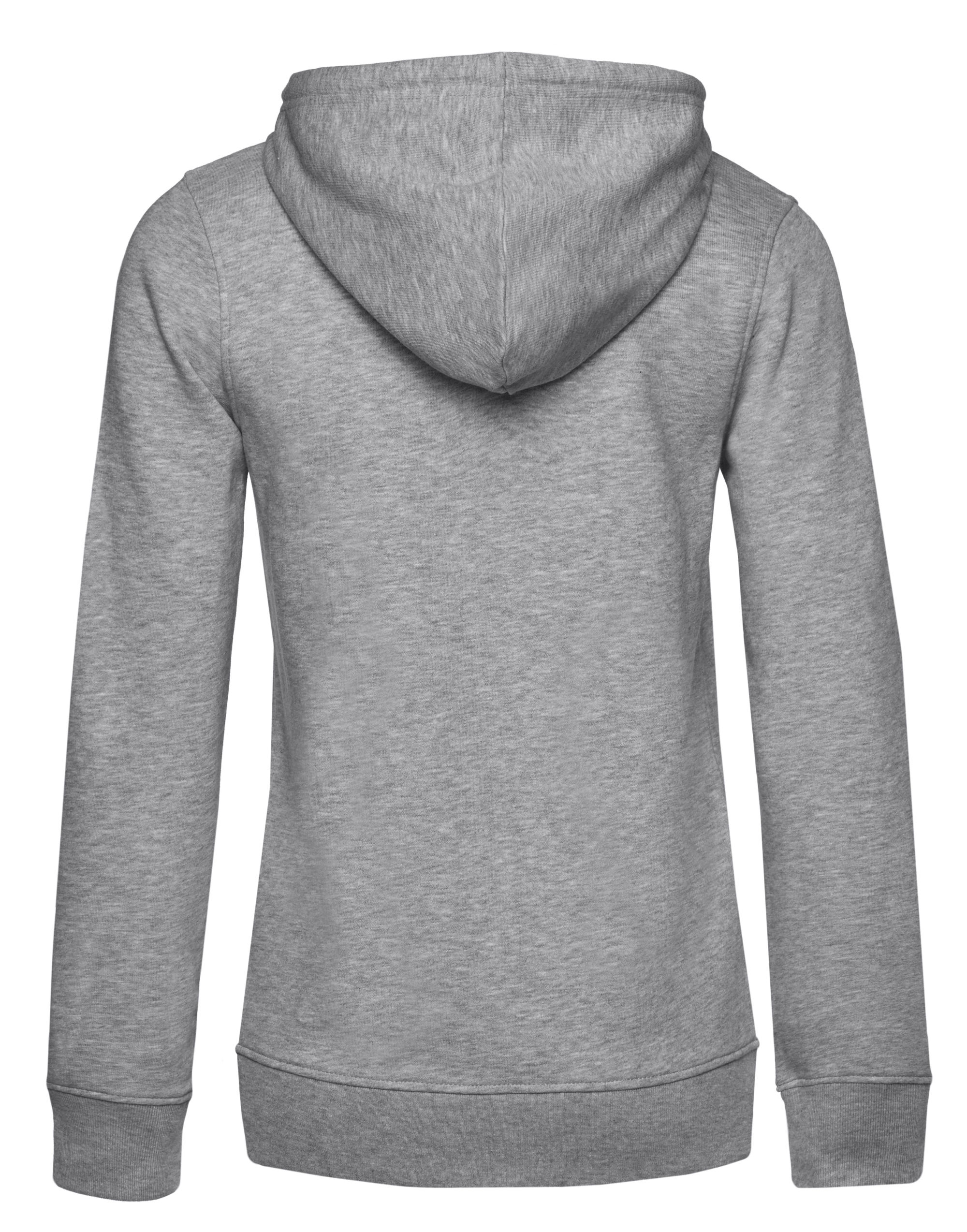 WW36B Inspire Zipped Hood/ Women Heather Grey