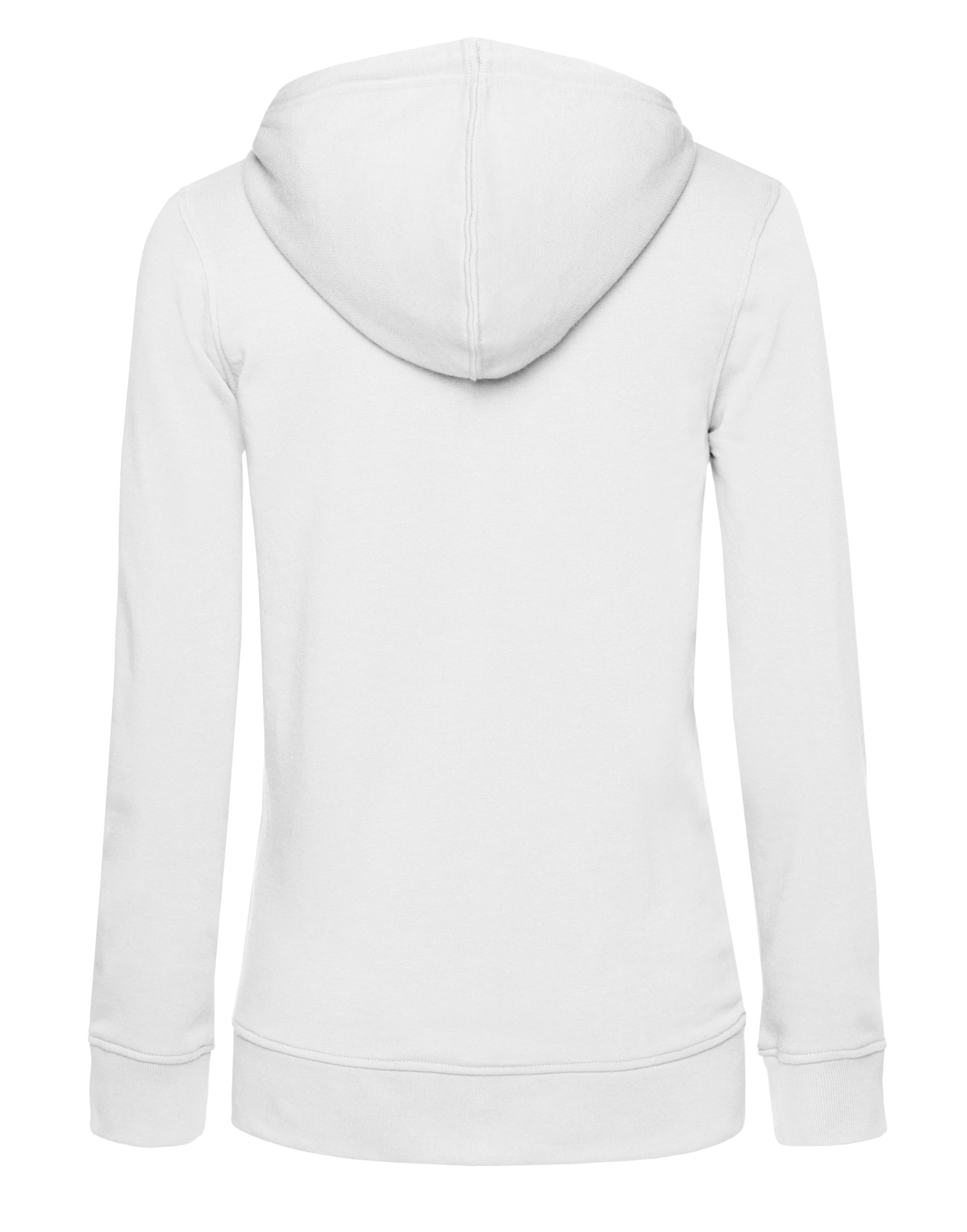 WW36B White Inspire Zipped Hood/ Women_°