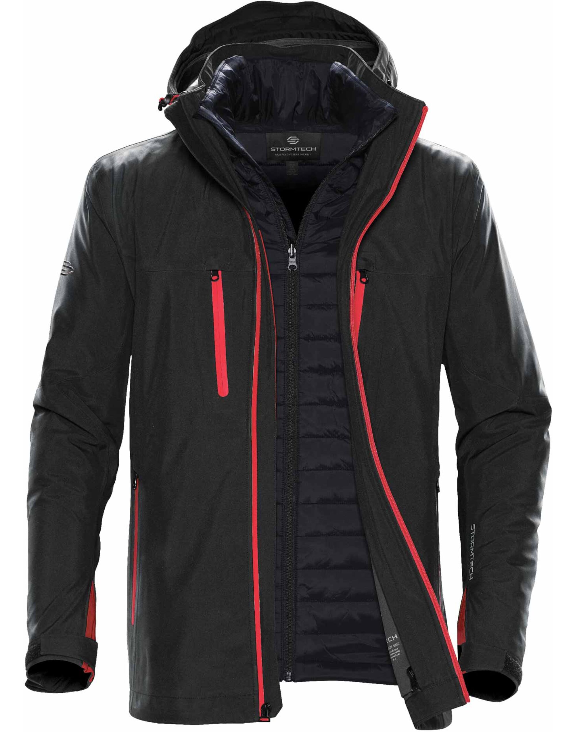 XB-4 Men’s Matrix System Jacket Black/Bright Red XB-4 Men’s Matrix System Jacket Black/Bright Red