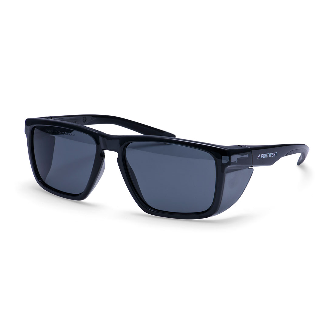 PS26 Side Shields Safety Glasses Smoke