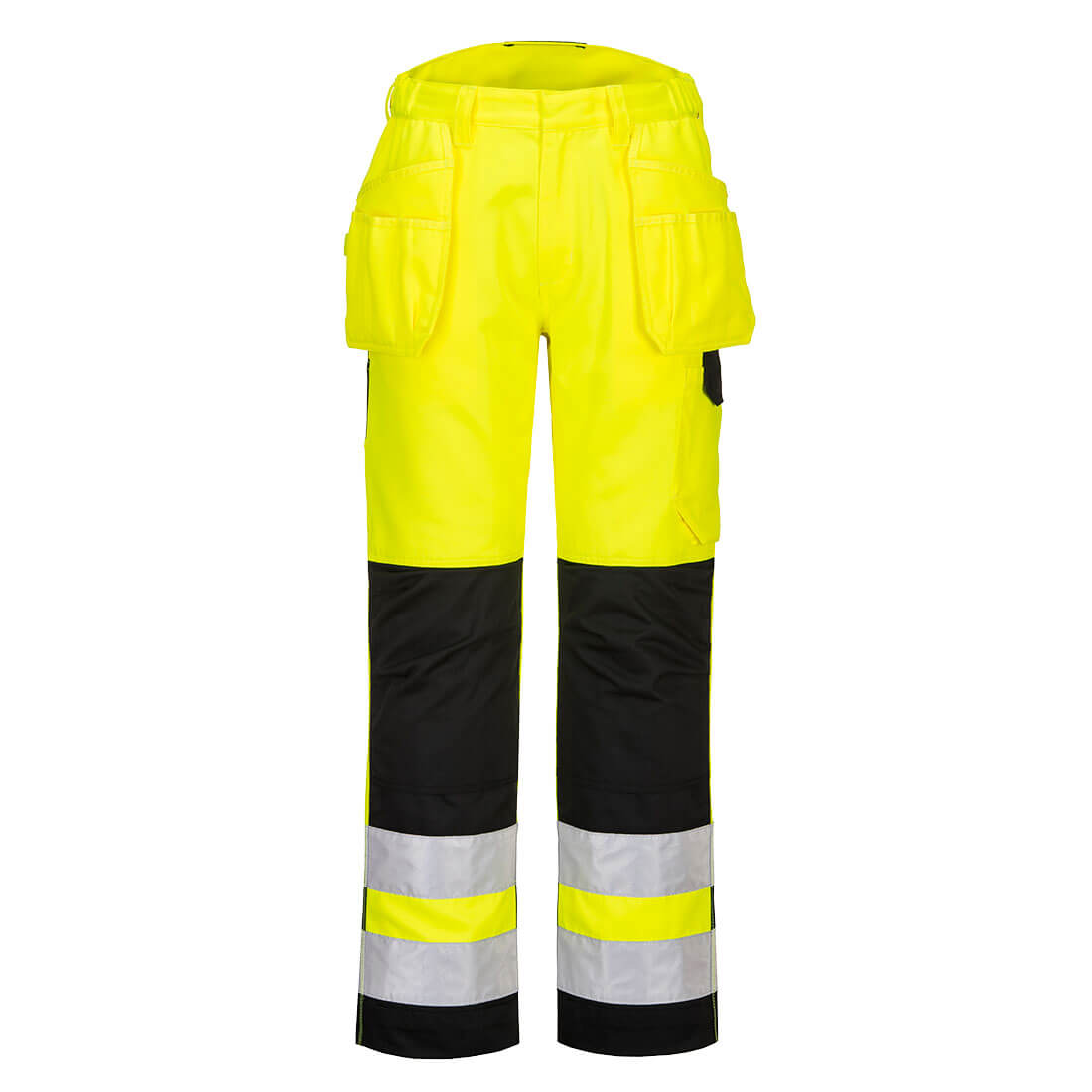 PW242 PW2 Hi-Vis Holster Pocket Trousers Yellow/Black PW242 PW2 Hi-Vis Holster Pocket Trousers Yellow/Black