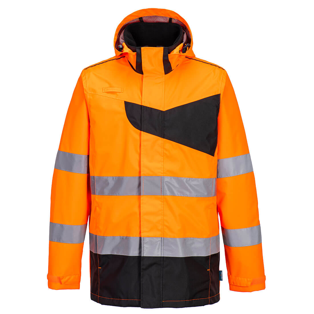 PW265 PW2 Hi-Vis Rain Jacket Orange/Black PW265 PW2 Hi-Vis Rain Jacket Orange/Black