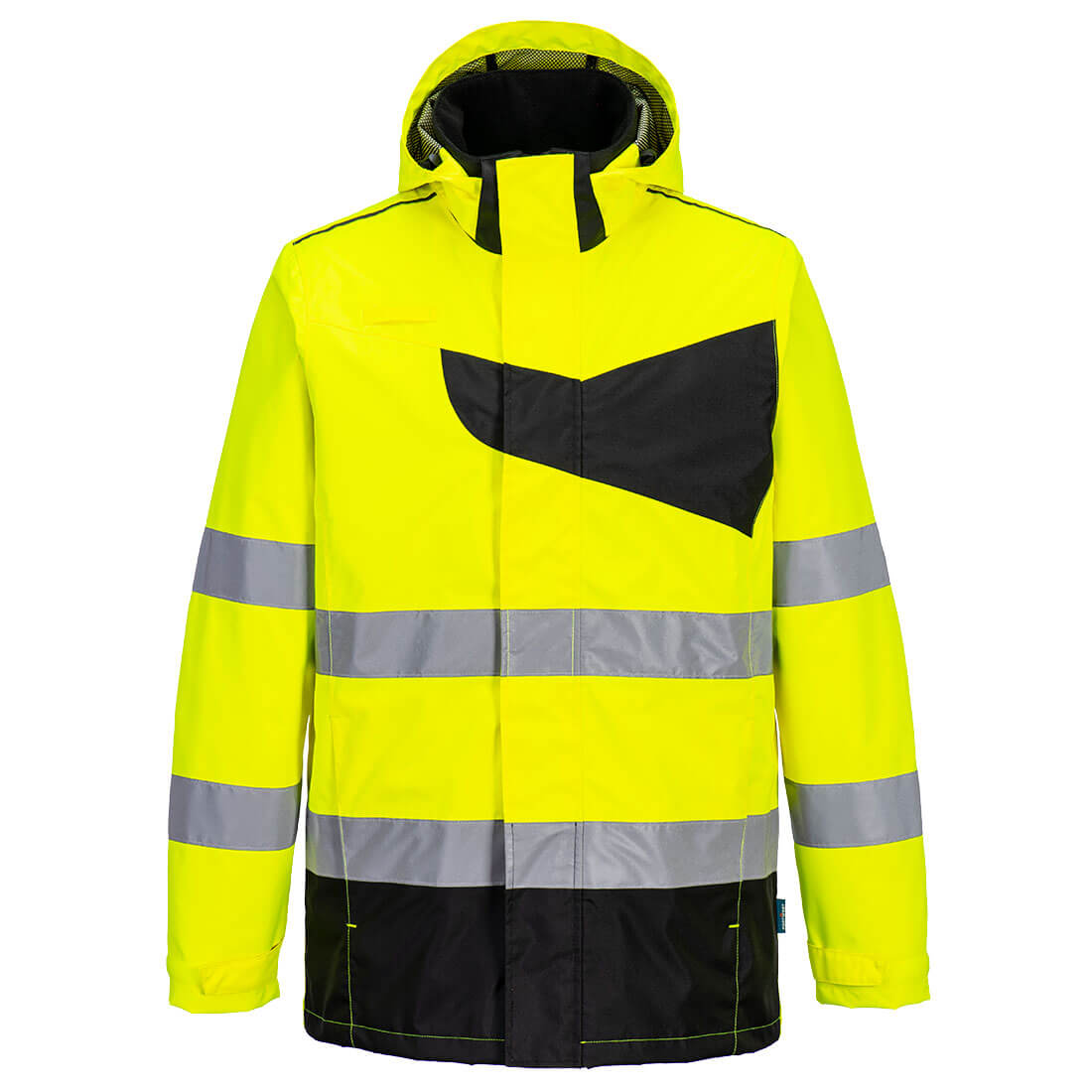 PW265 PW2 Hi-Vis Rain Jacket Yellow/Black