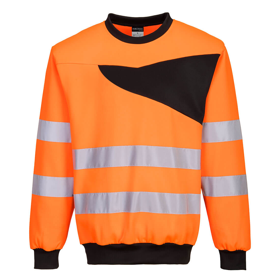 PW277 PW2 Hi-Vis Sweatshirt Orange/Black