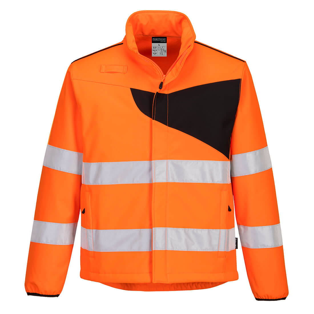 PW275 PW2 Hi-Vis Softshell (2L) Orange/Black PW275 PW2 Hi-Vis Softshell (2L) Orange/Black