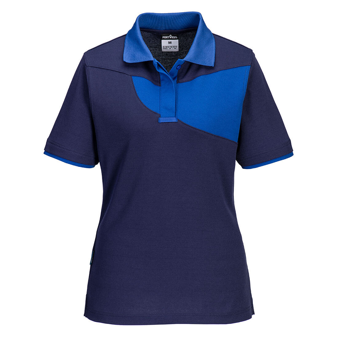 PW219 PW2 Women’s Polo Shirt S/S Navy/Royal