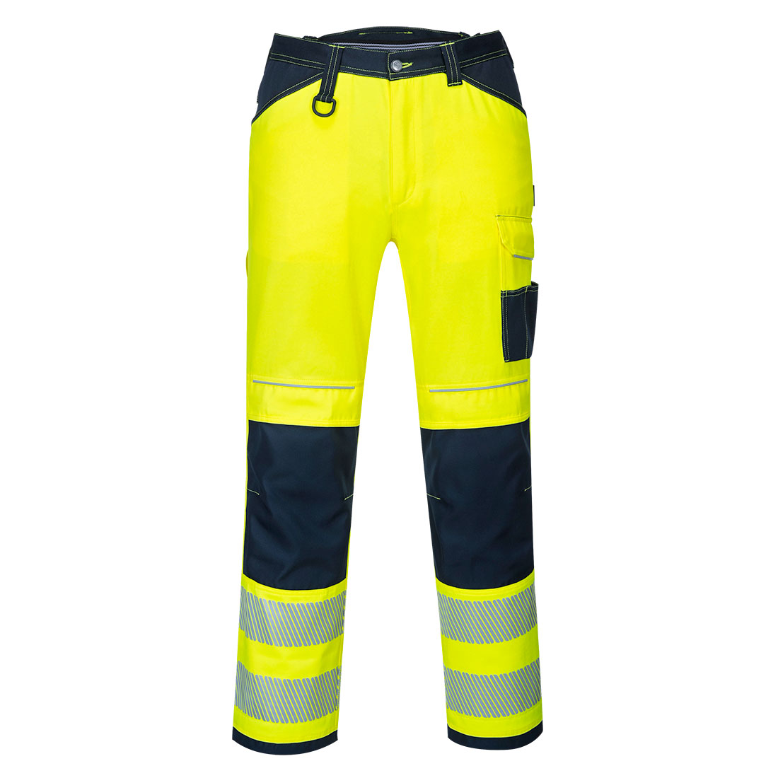PW340 PW3 Hi-Vis Work Trousers Yellow/Navy Short PW340 PW3 Hi-Vis Work Trousers Yellow/Navy Short