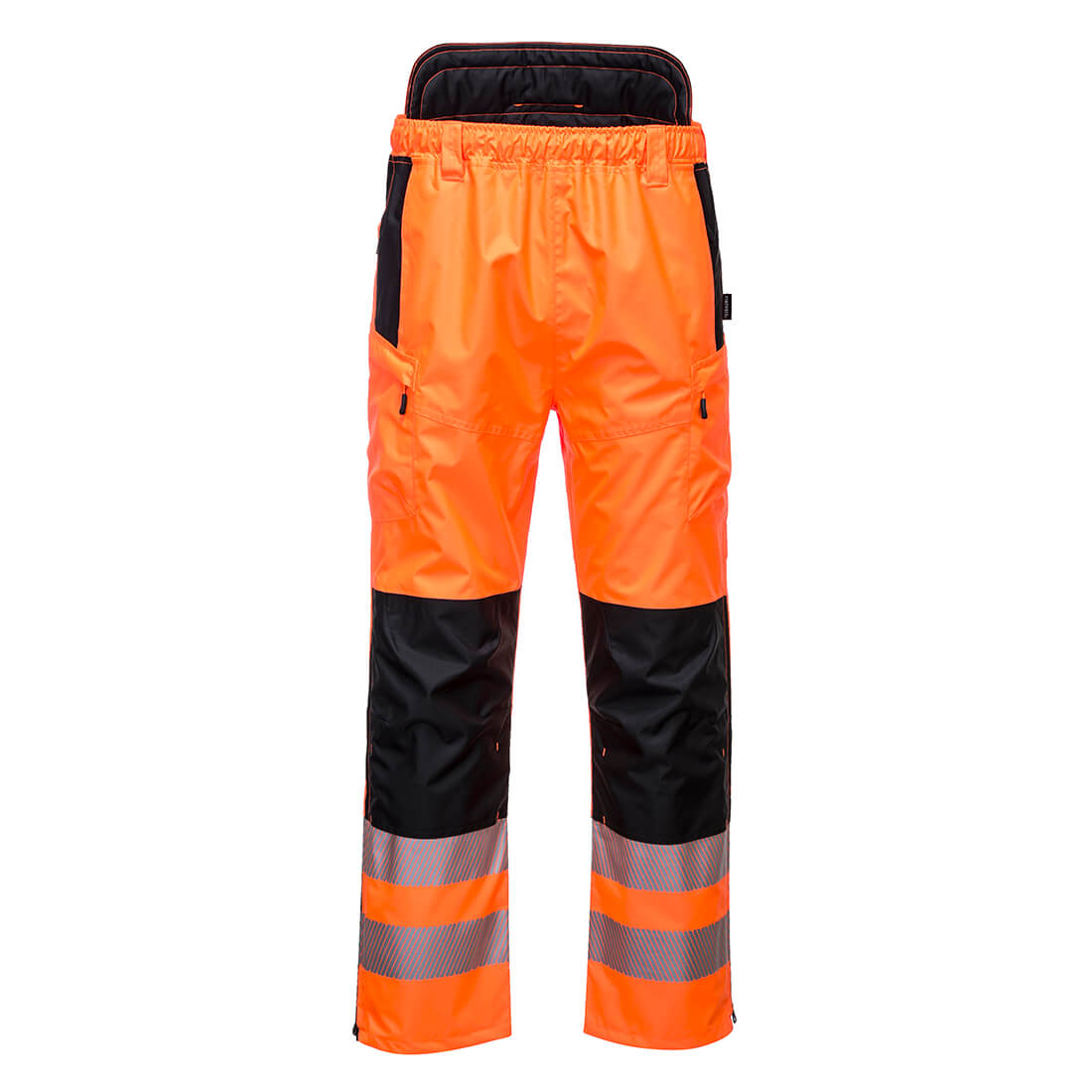 PW342 PW3 Hi-Vis Extreme Rain Trousers Orange/Black PW342 PW3 Hi-Vis Extreme Rain Trousers Orange/Black