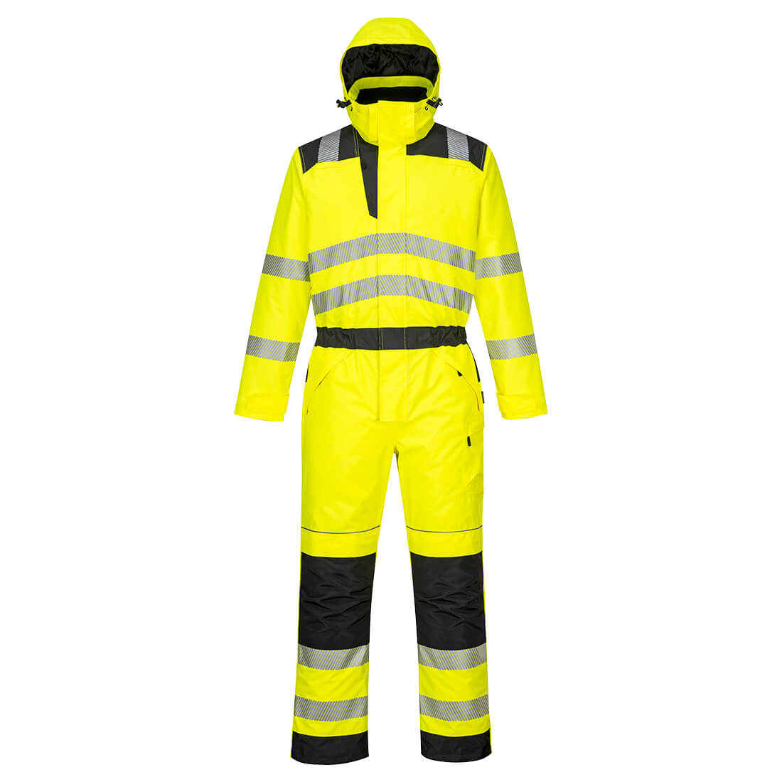 PW352 PW3 Hi-Vis Winter Coverall Yellow/Black PW352 PW3 Hi-Vis Winter Coverall Yellow/Black