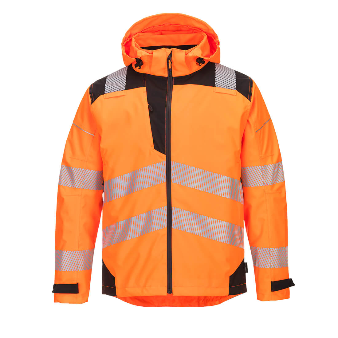 PW360 PW3 Hi-Vis Extreme Rain Jacket Orange/Black