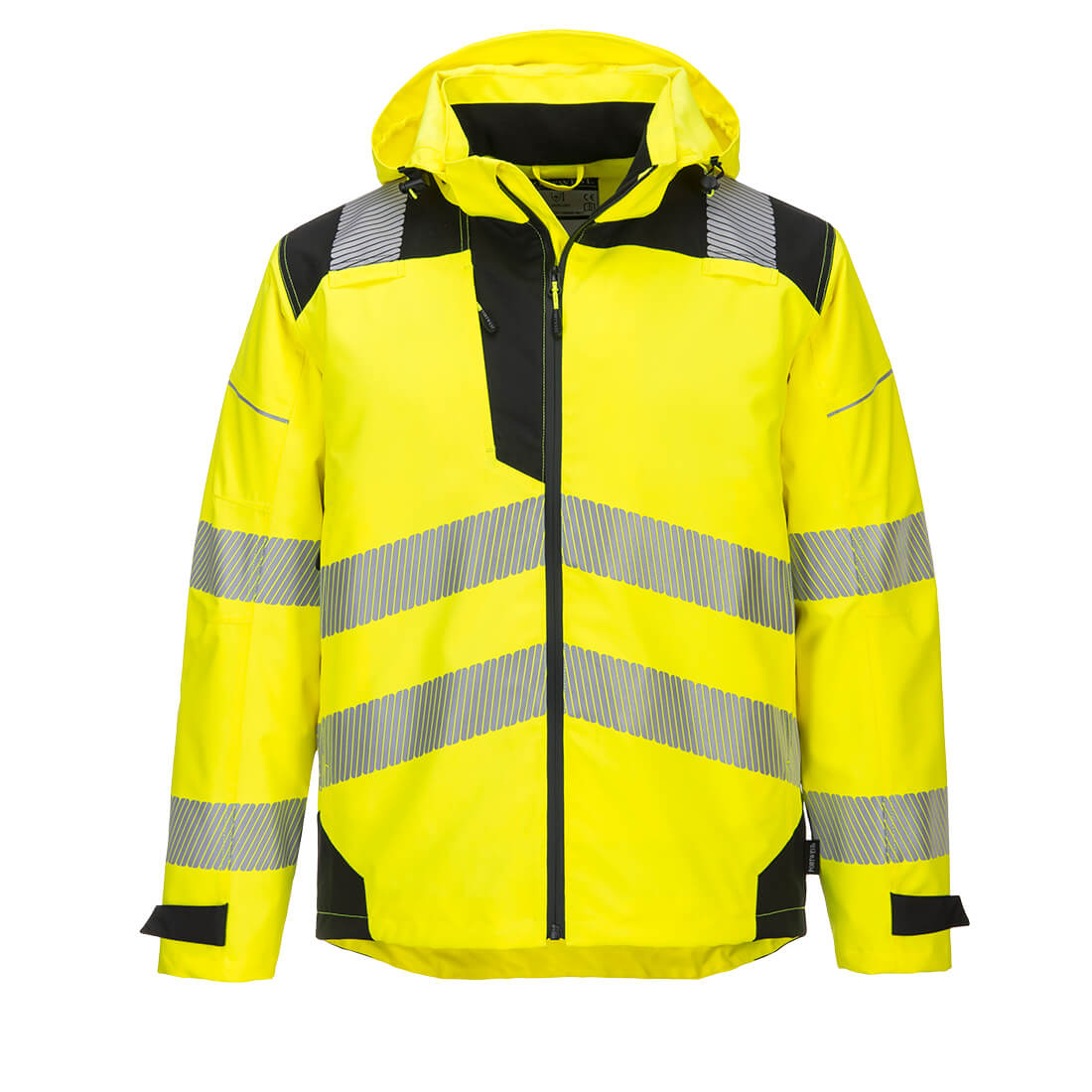 PW360 PW3 Hi-Vis Extreme Rain Jacket Yellow/Black