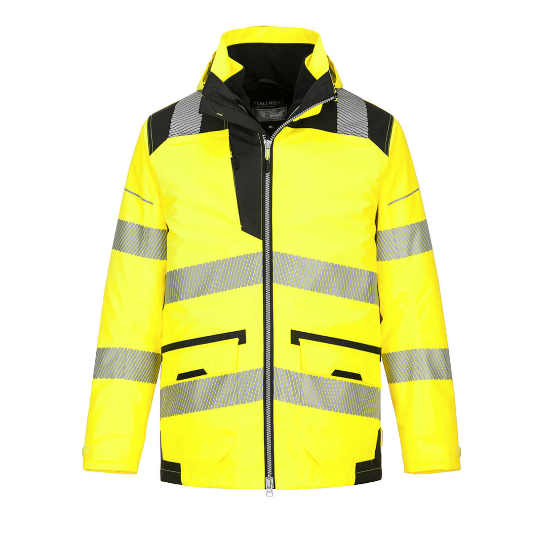 PW367 PW3 Hi-Vis Breathable 5-in-1 Jacket Yellow/Black PW367 PW3 Hi-Vis Breathable 5-in-1 Jacket Yellow/Black