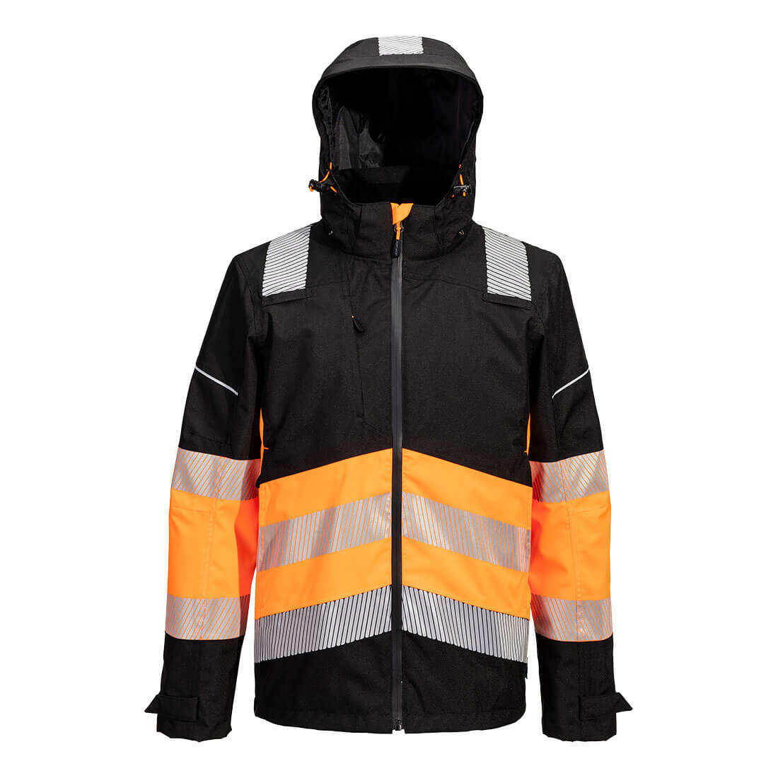 PW368 PW3 Hi-Vis Class 1 Extreme Rain Jacket Orange/Black