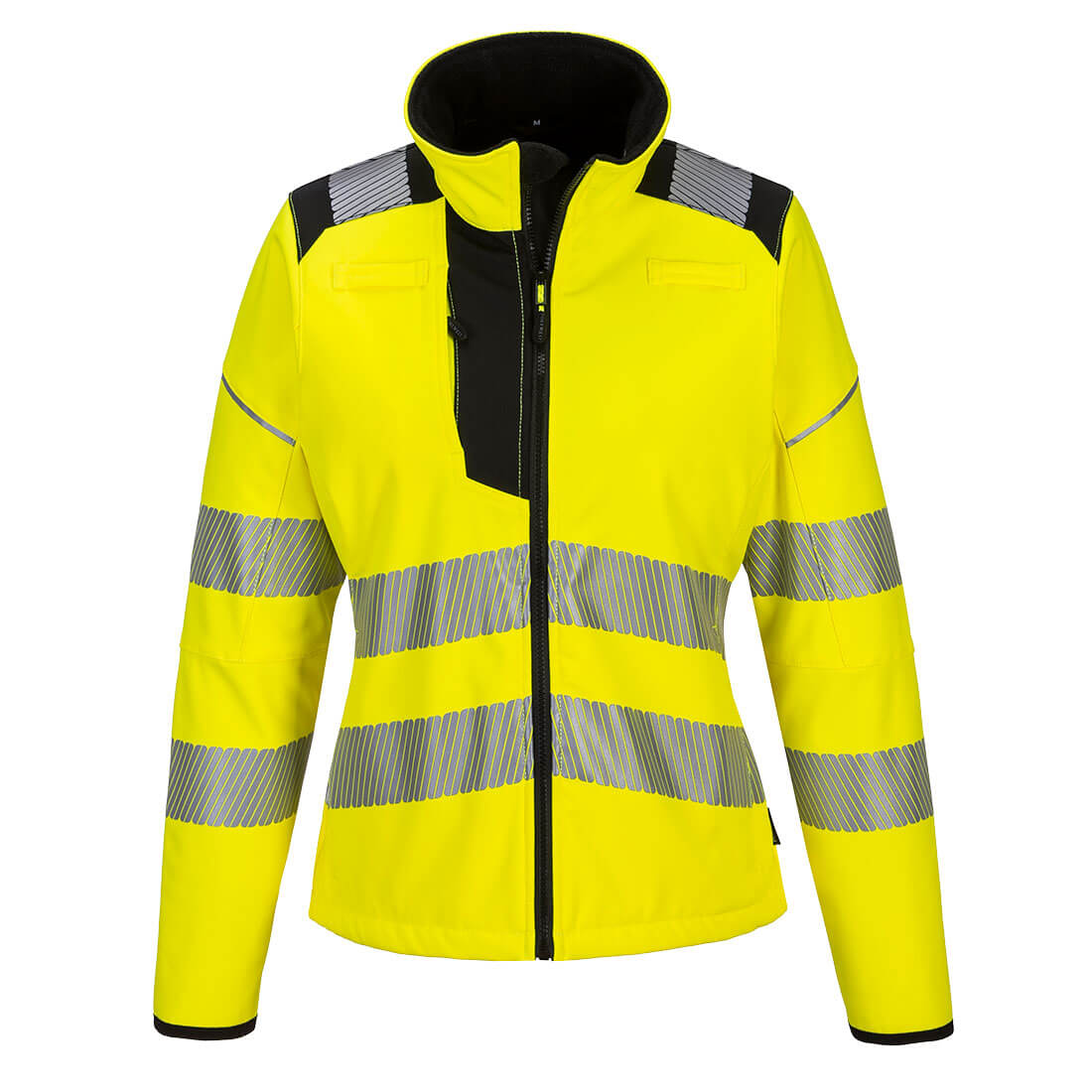 PW381 PW3 Hi-Vis Women’s Softshell (3L) Yellow/Black