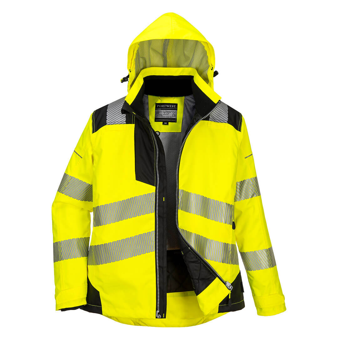 PW382 PW3 Hi-Vis Women’s Winter Jacket Yellow/Black