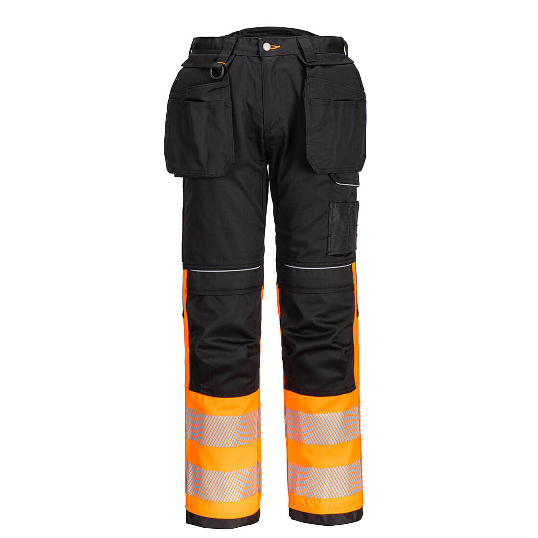 PW307 PW3 Hi-Vis Class 1 Holster Pocket Trousers Orange/Black PW307 PW3 Hi-Vis Class 1 Holster Pocket Trousers Orange/Black