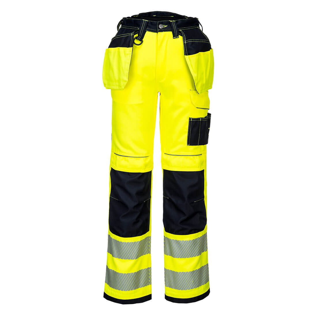 PW306 PW3 Hi-Vis Stretch Holster Pocket Trousers Yellow/Black PW306 PW3 Hi-Vis Stretch Holster Pocket Trousers Yellow/Black