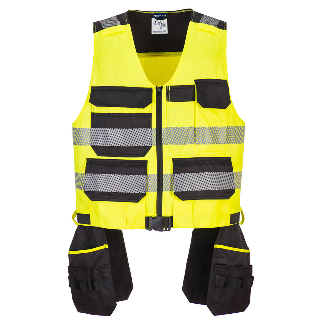 PW308 PW3 Hi-Vis Class 1 Tool Vest Yellow/Black PW308 PW3 Hi-Vis Class 1 Tool Vest Yellow/Black