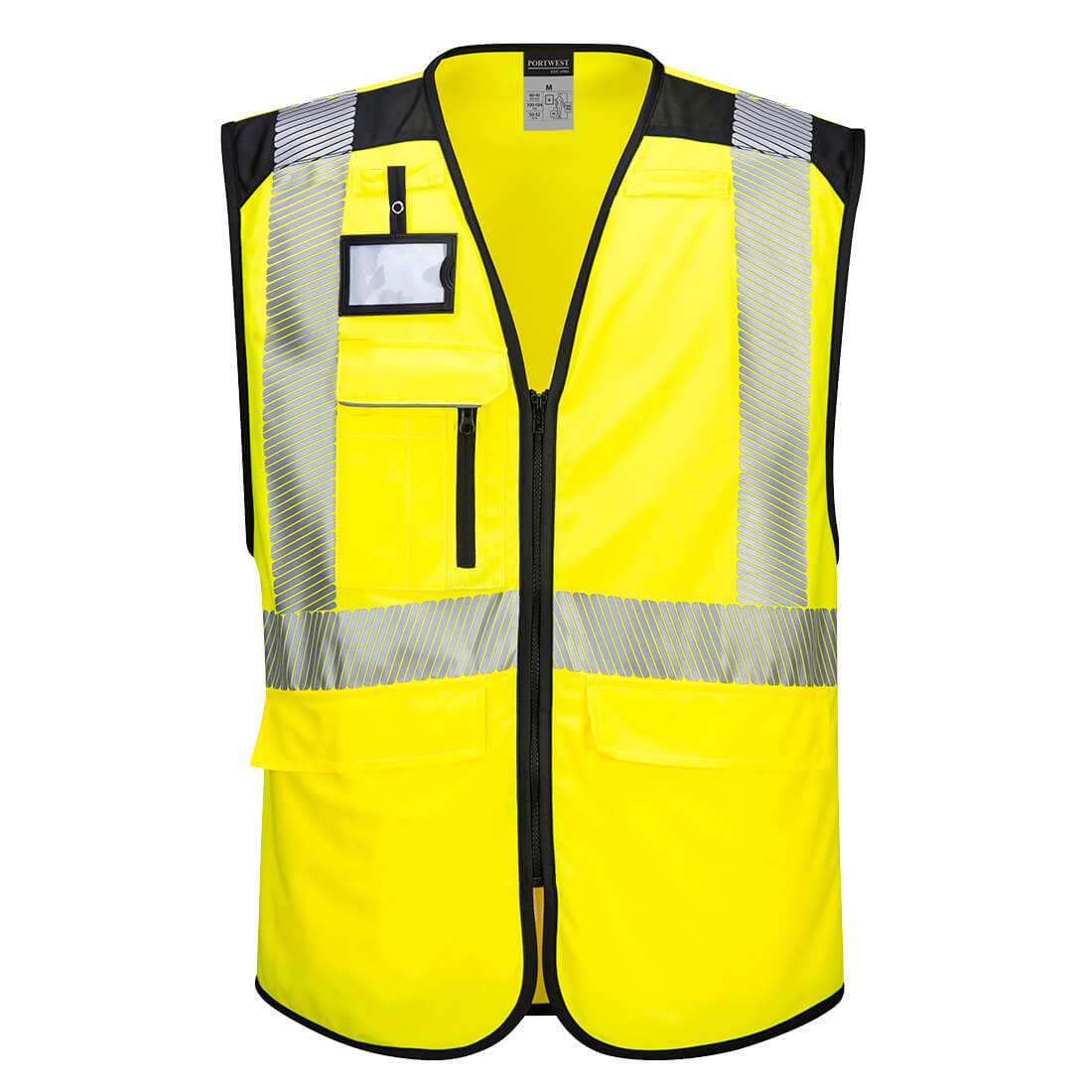 PW309 PW3 Hi-Vis Executive Vest Yellow/Black