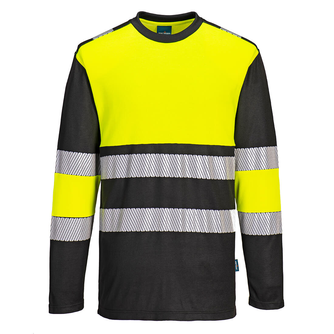 PW312 PW3 Hi-Vis Cotton Comfort Class 1 T-Shirt L/S Yellow/Black PW312 PW3 Hi-Vis Cotton Comfort Class 1 T-Shirt L/S Yellow/Black