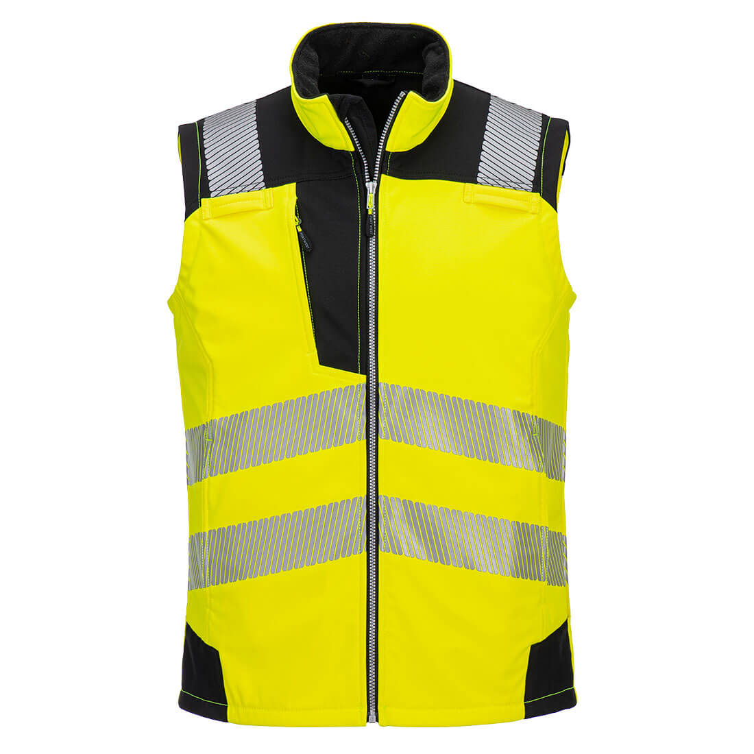 PW325 PW3 Hi-Vis Softshell Gilet (3L) Yellow/Black